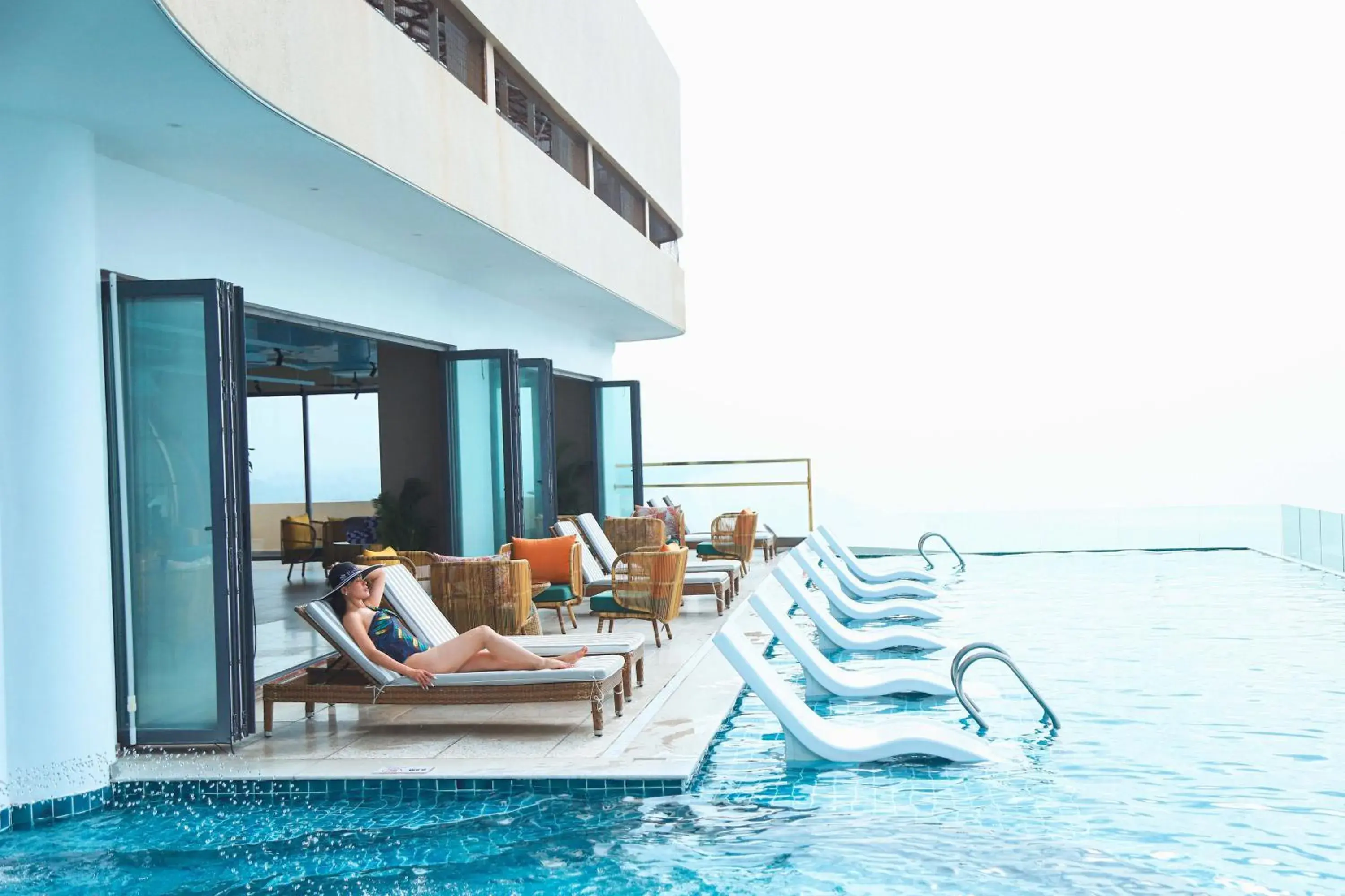 Swimming pool in Vias Hotel Vung Tau - Transportation Included Swimming pool in Vias Hotel Vung Tau - Transportation Included