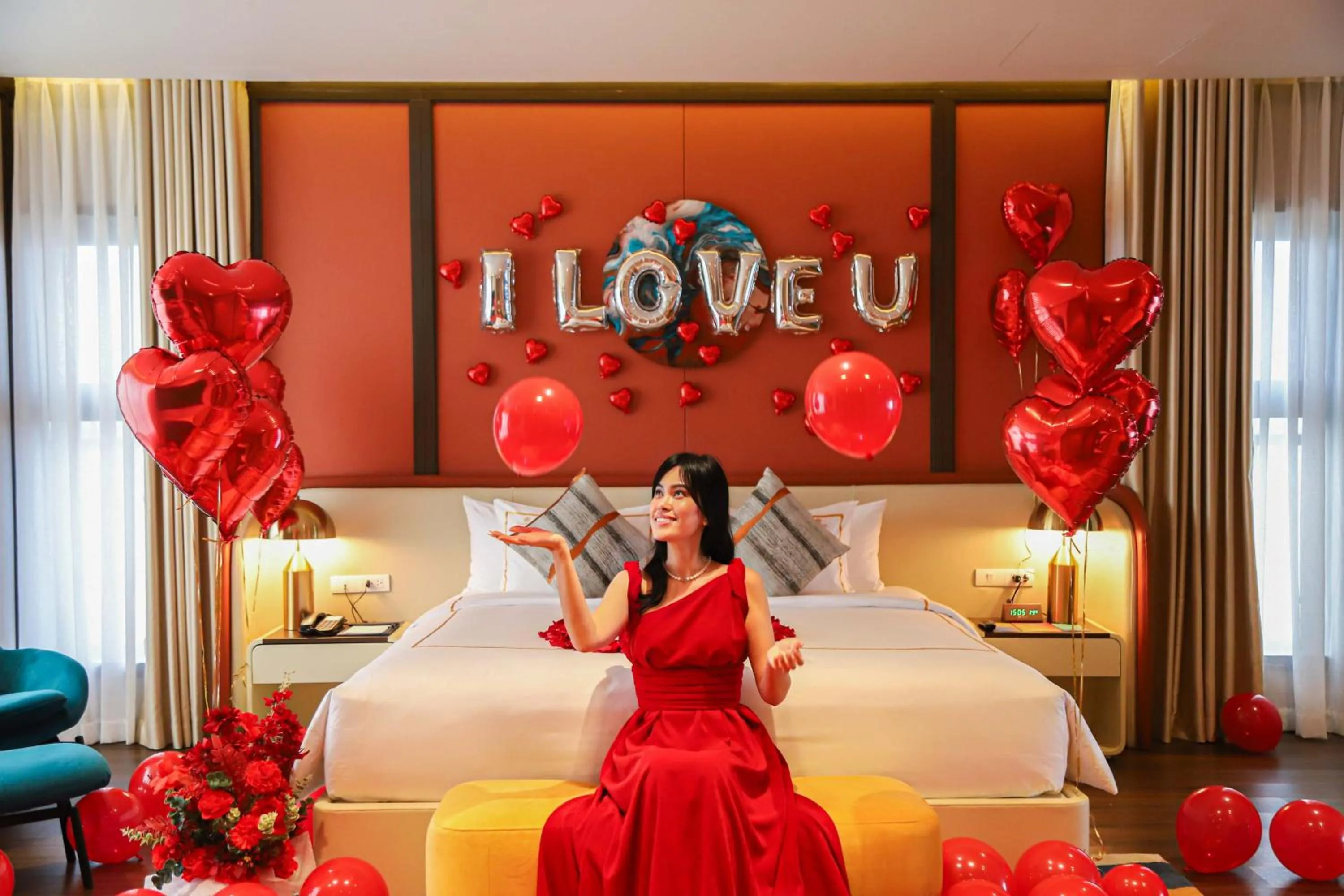 Decorative detail, Bed in Vias Hotel Vung Tau