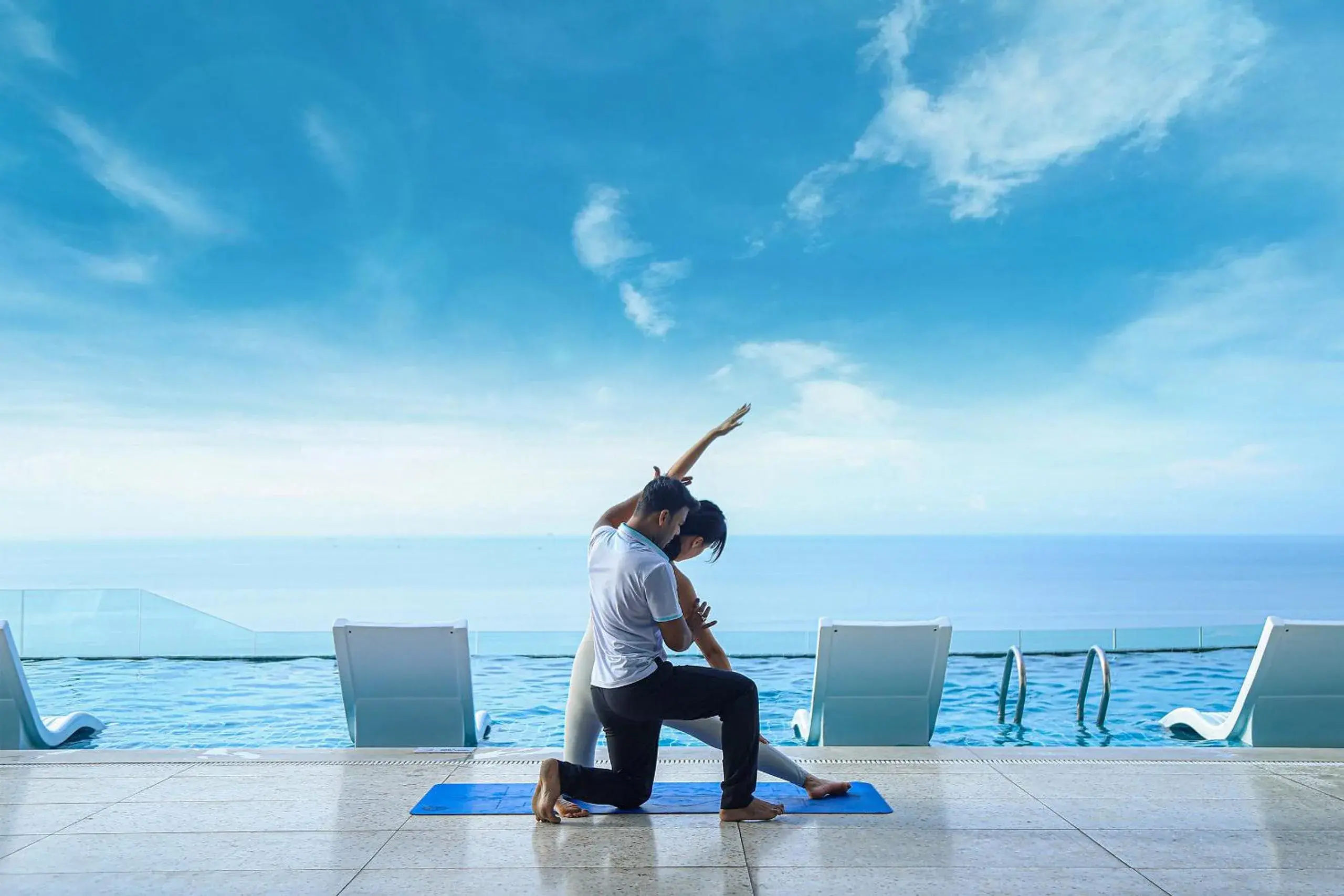 Pool view in Vias Hotel Vung Tau - Transportation Included Pool view in Vias Hotel Vung Tau - Transportation Included