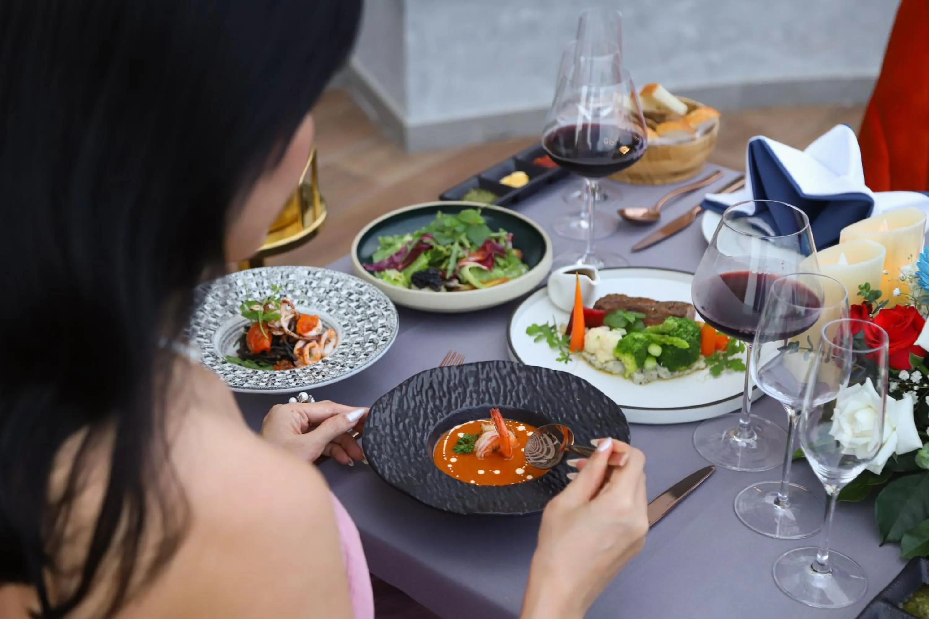 Food and drinks in Vias Hotel Vung Tau