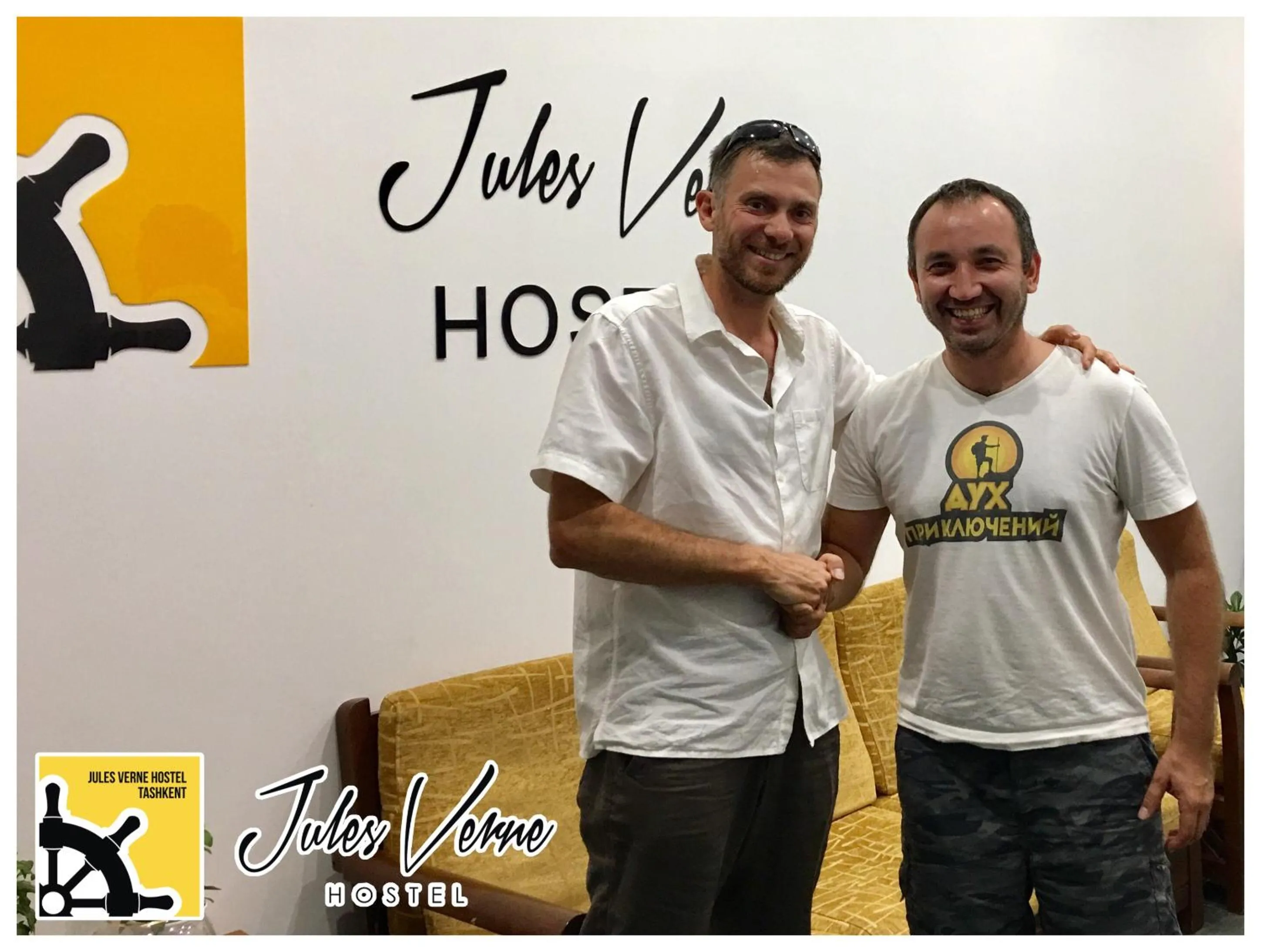 Staff in Jules Verne Hostel