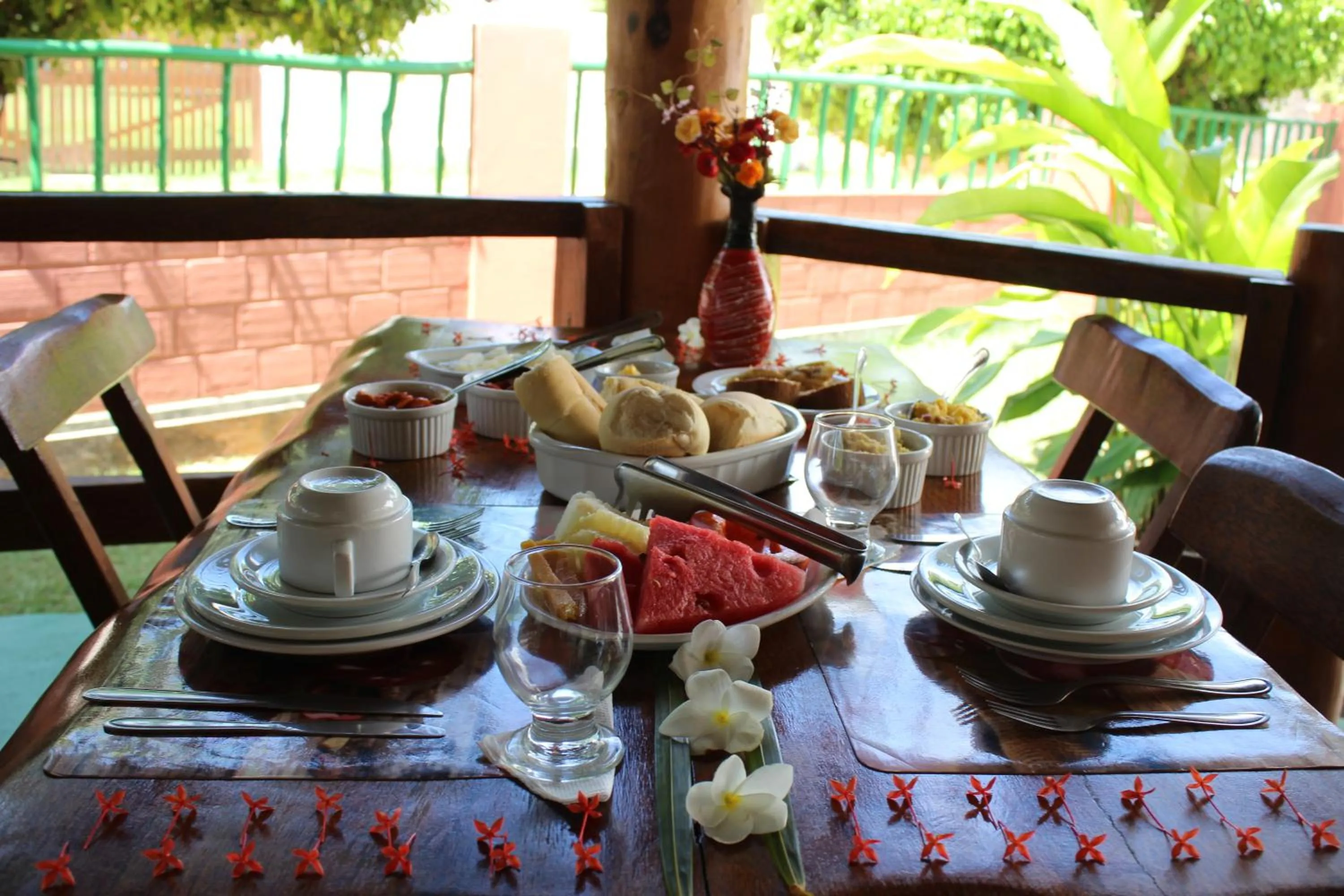 Breakfast in Pousada Recanto dos Milagres