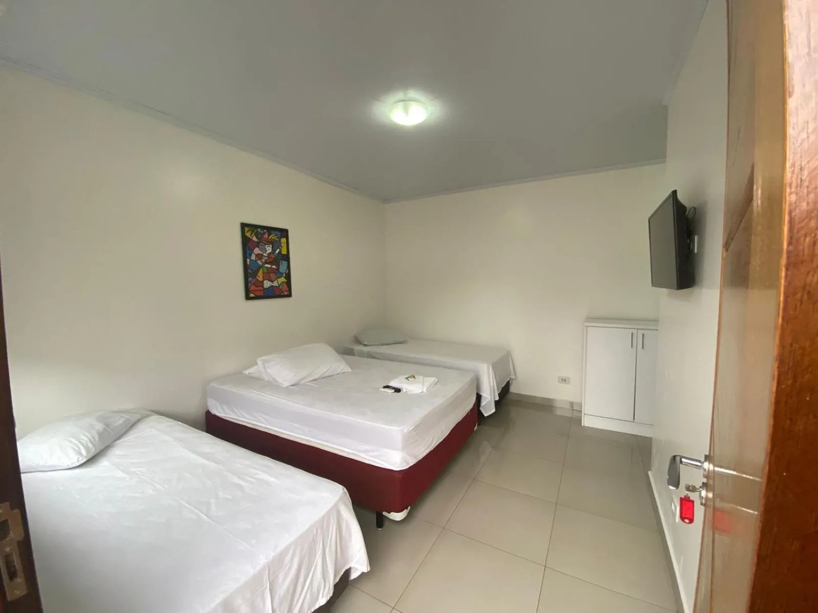 Bed in Hotel Rota Dos Tropeiros