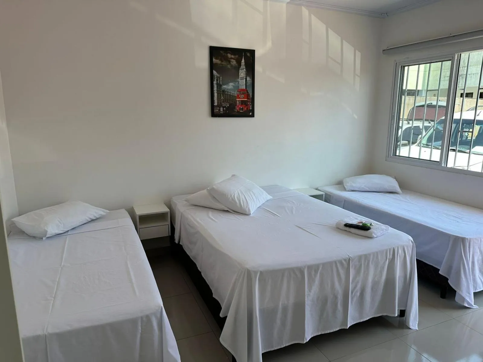 Bed in Hotel Rota Dos Tropeiros