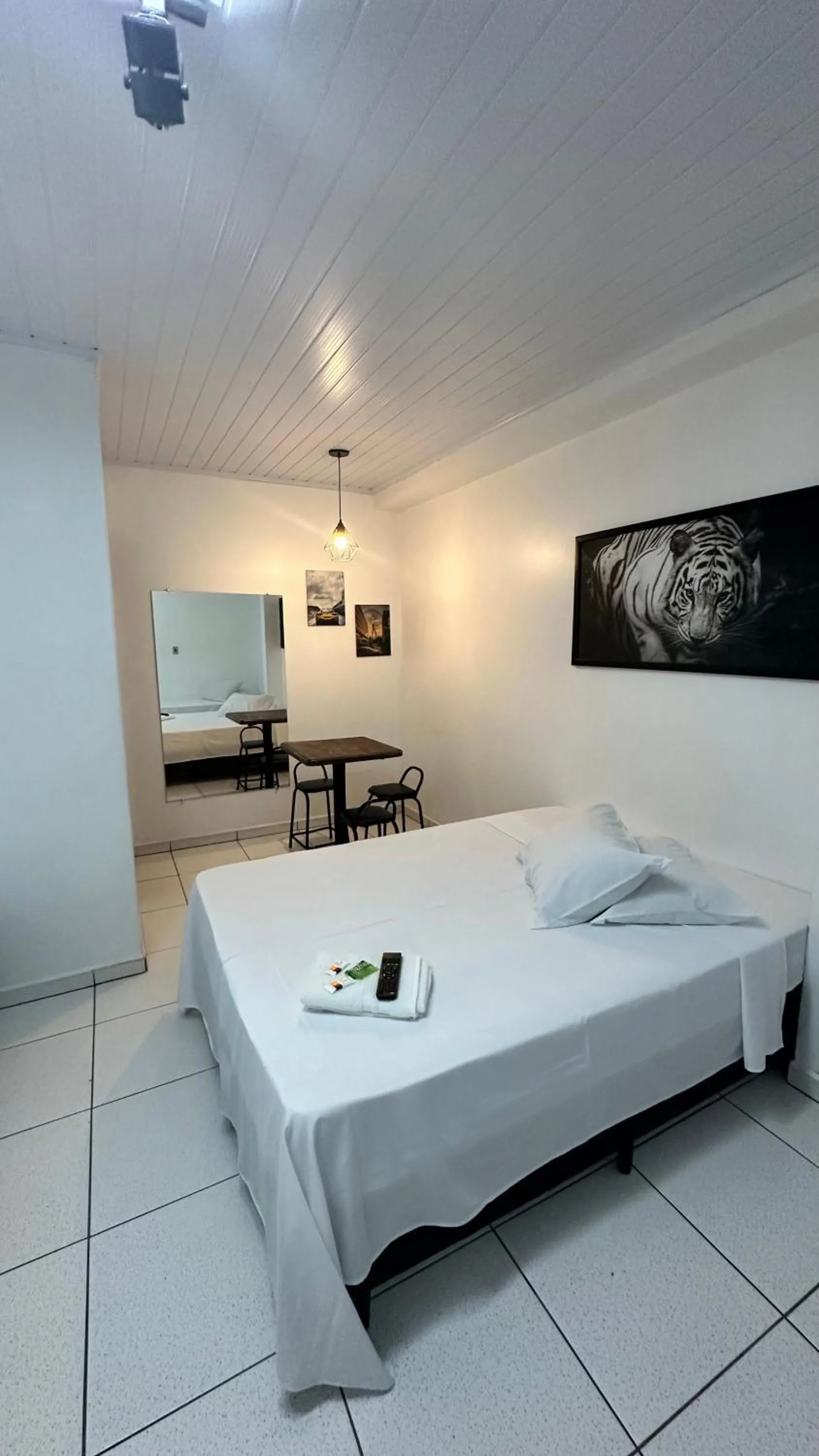 Bed in Hotel Rota Dos Tropeiros