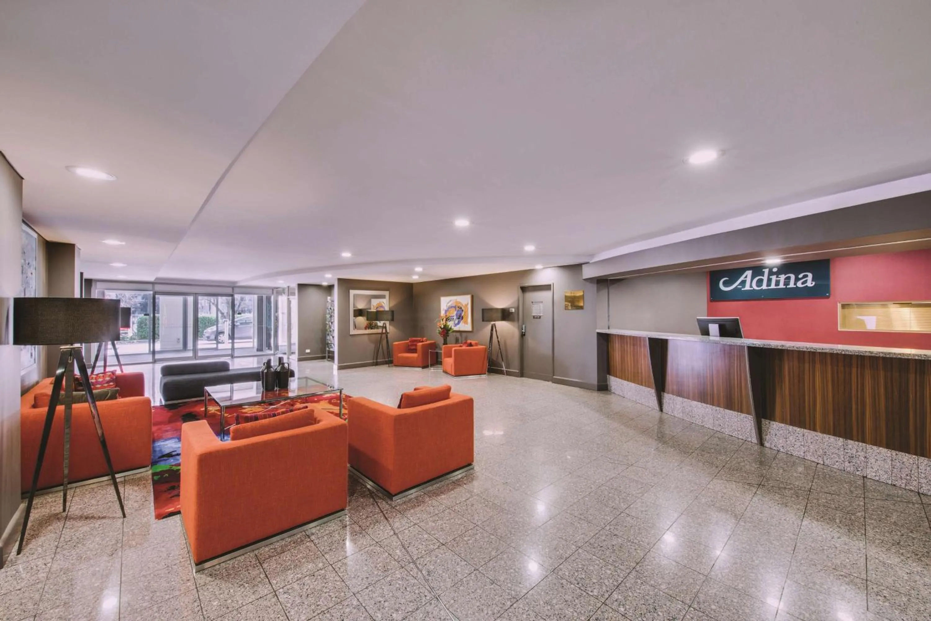 Lobby or reception in Adina Serviced Apartments Canberra James Court