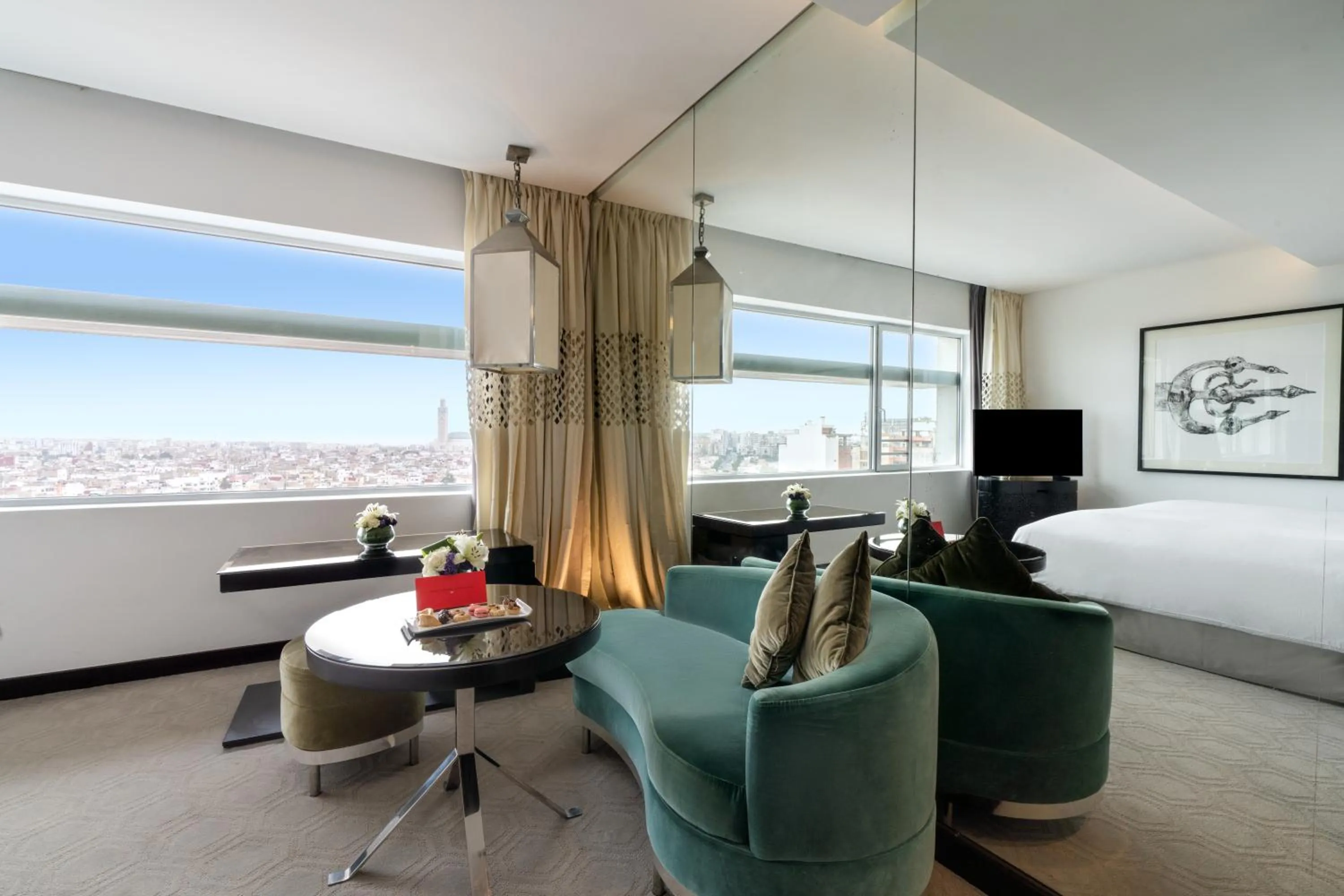 Bedroom, Bed in Sofitel Casablanca Tour Blanche