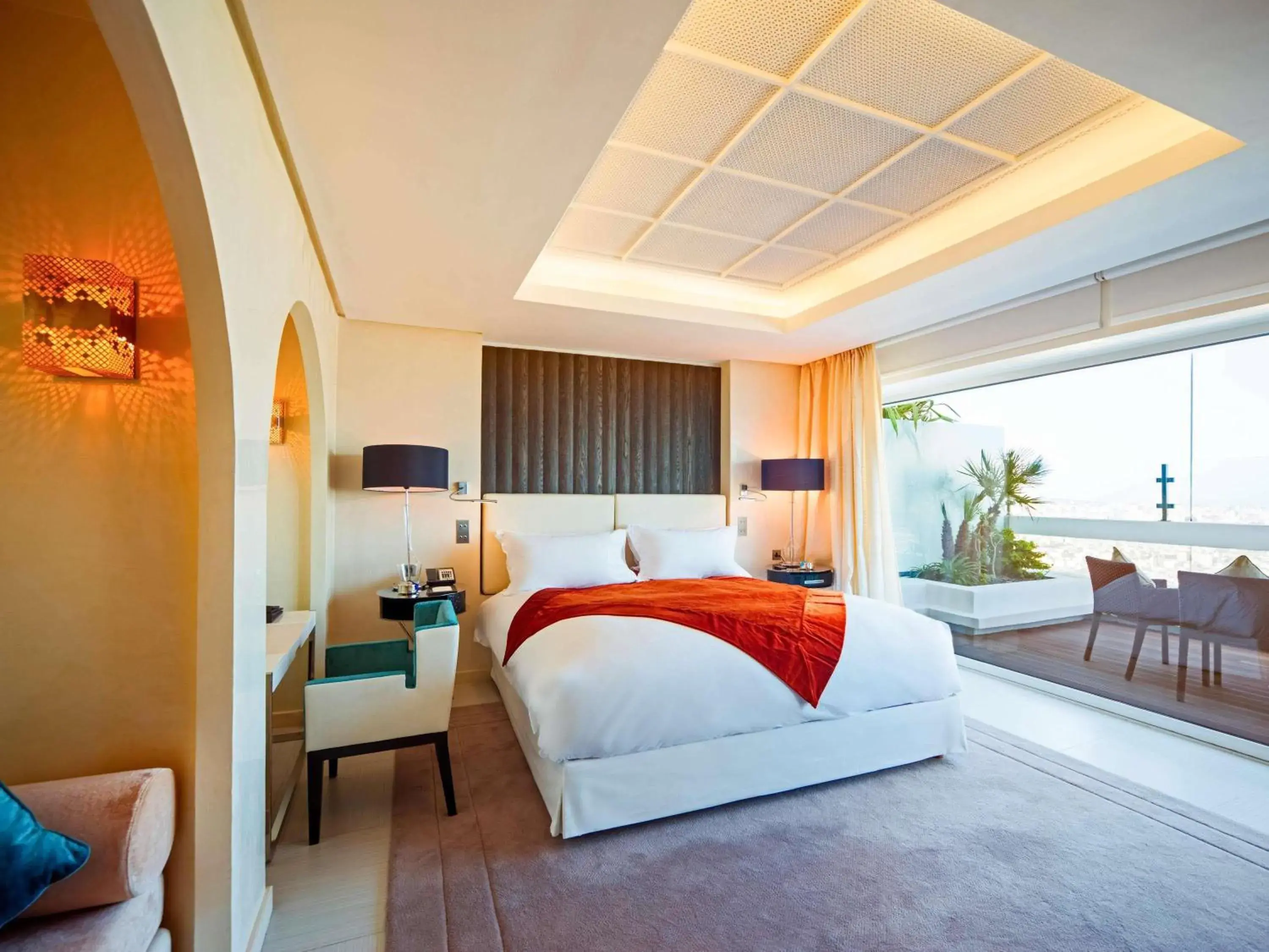 Imperial King Suite with Separate Lounge And Dining Room in Sofitel Casablanca Tour Blanche Imperial King Suite with Separate Lounge And Dining Room in Sofitel Casablanca Tour Blanche