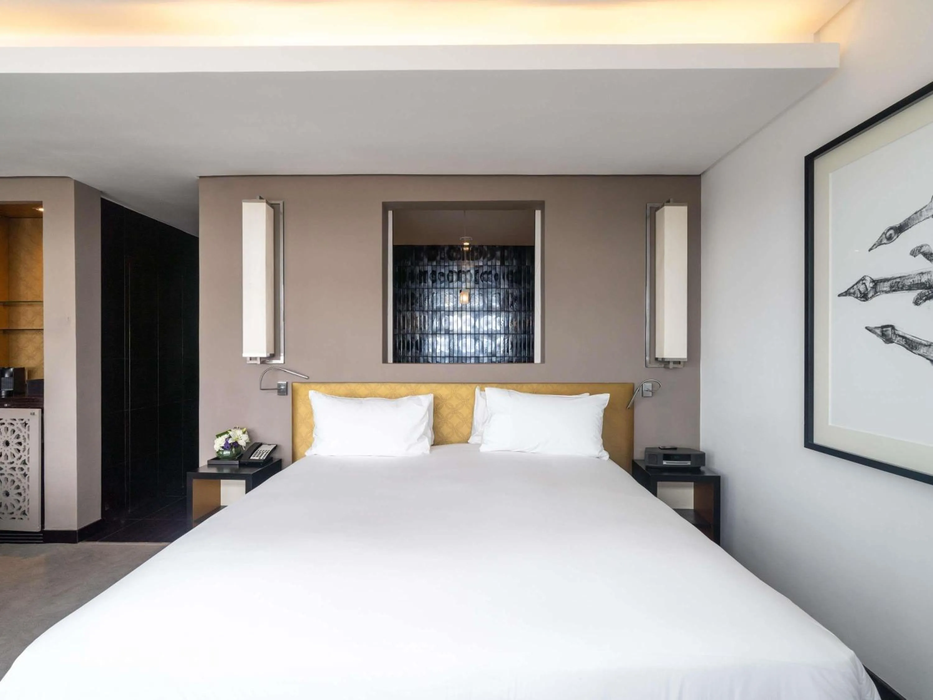 Bedroom, Bed in Sofitel Casablanca Tour Blanche