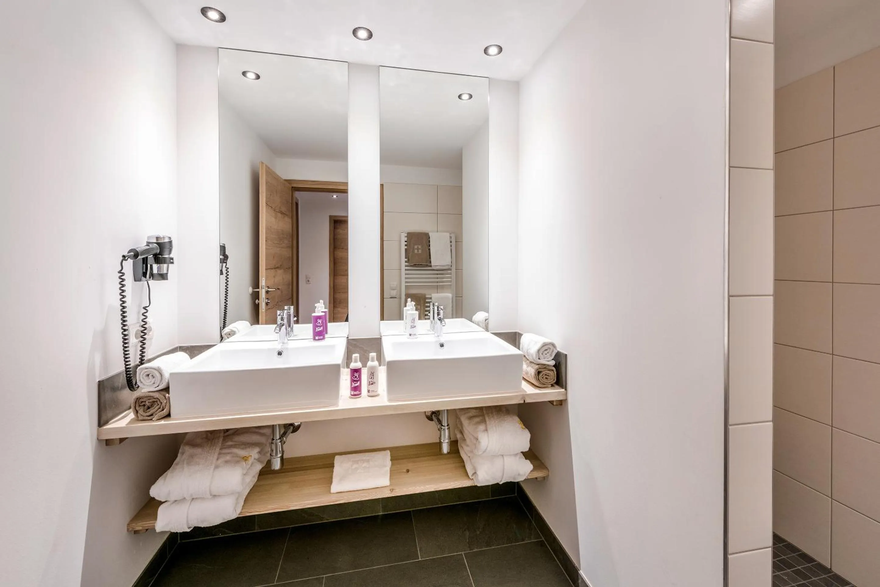 Bathroom in almlust - hotel, apartments, chalets