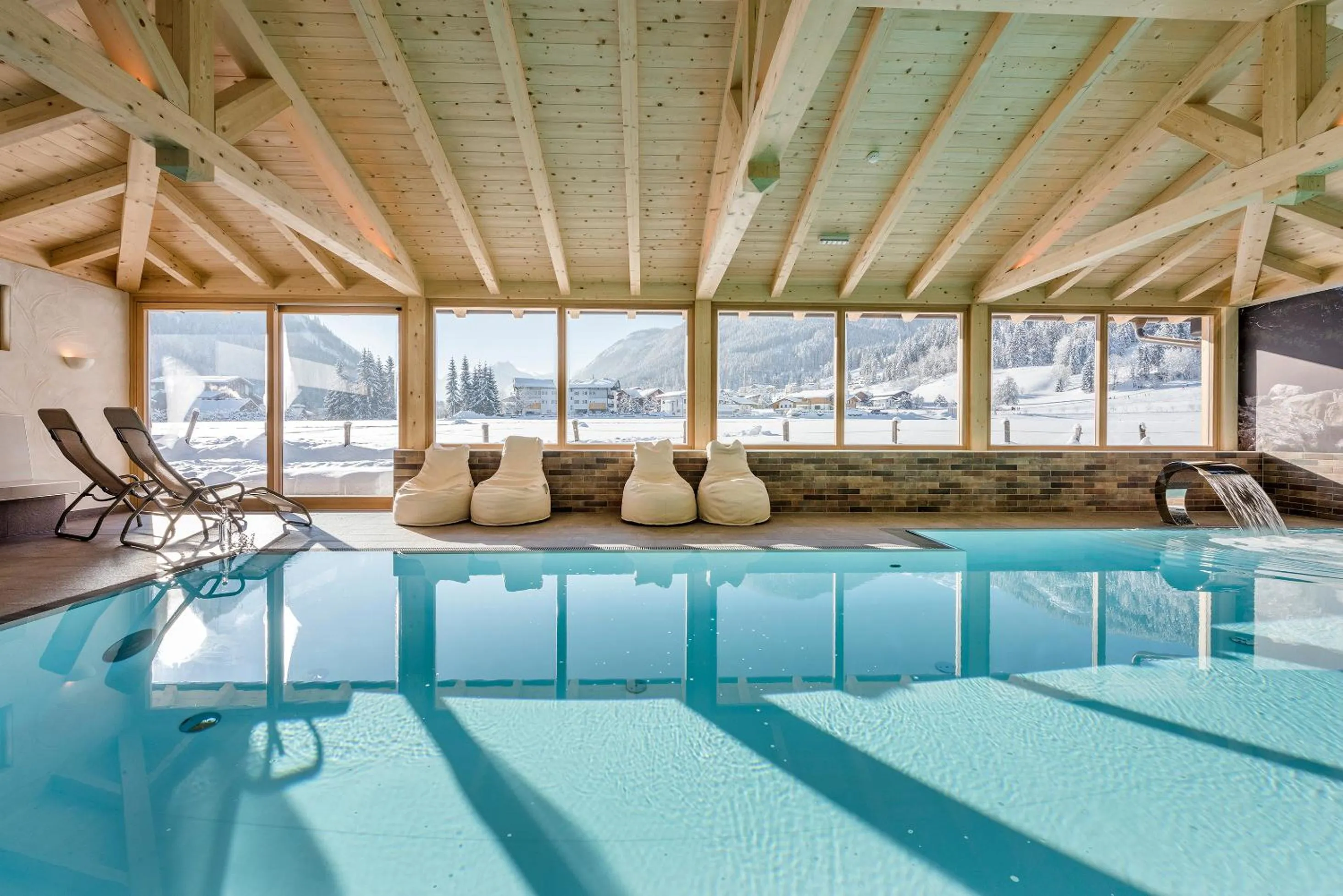 Swimming pool in almlust - hotel, apartments, chalets