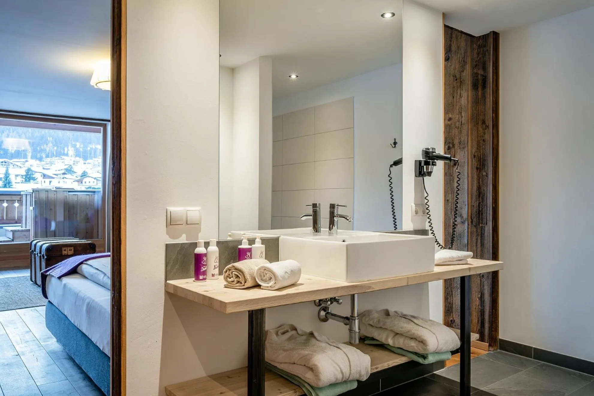 Bathroom in almlust - hotel, apartments, chalets