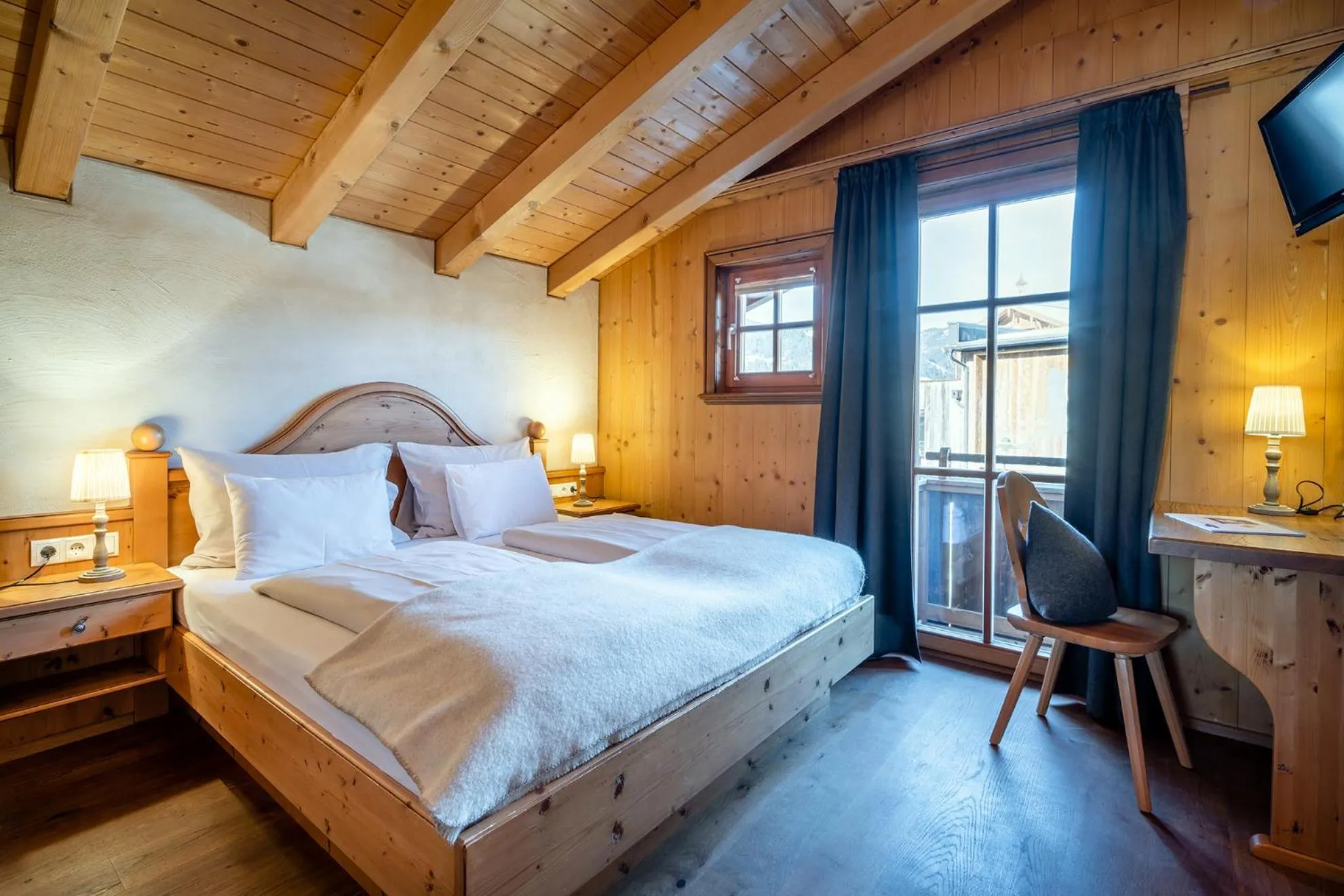 Bedroom, Bed in almlust - hotel, apartments, chalets