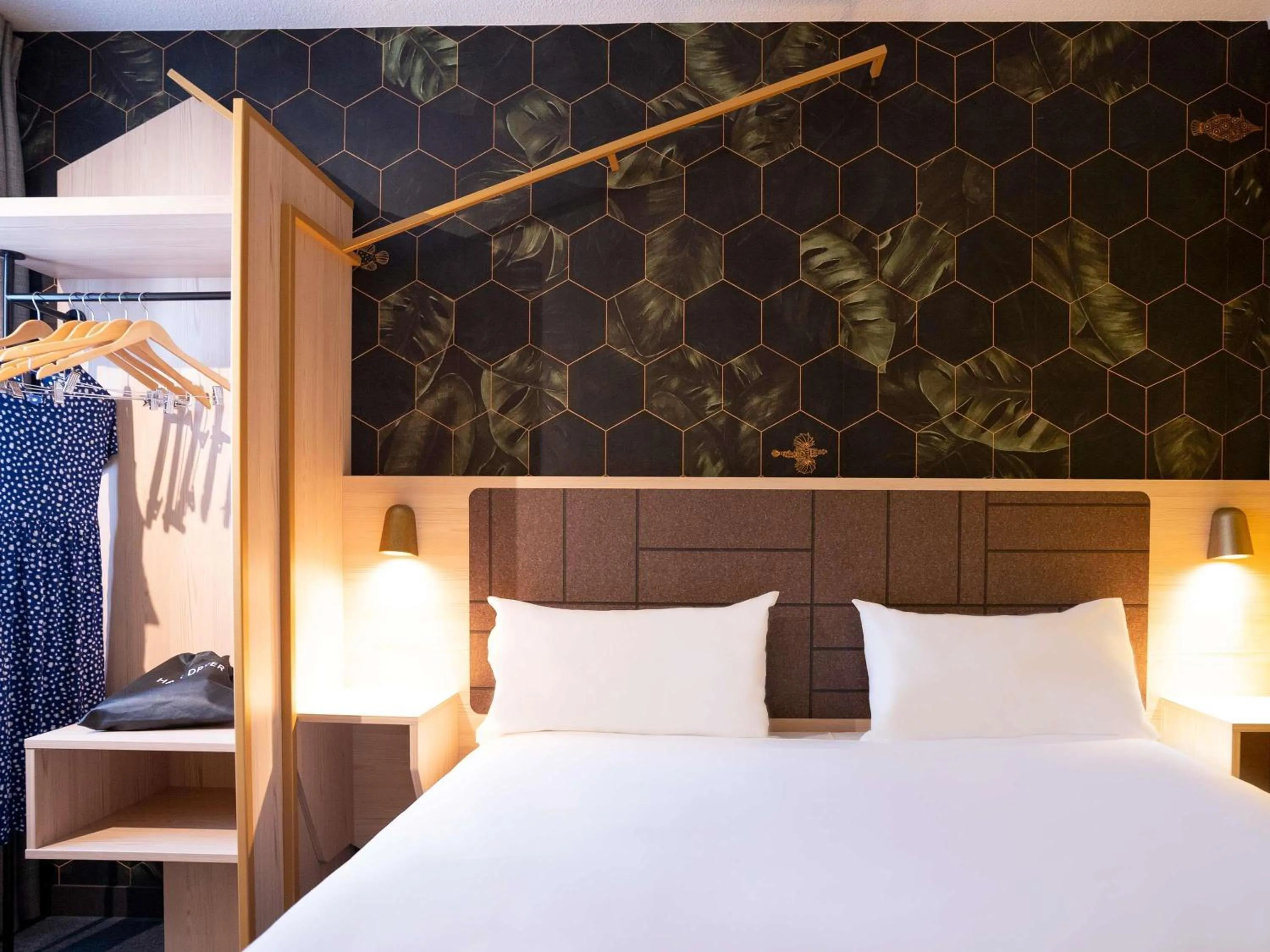 Bedroom, Bed in ibis Styles Strasbourg Nord Palais des Congrès