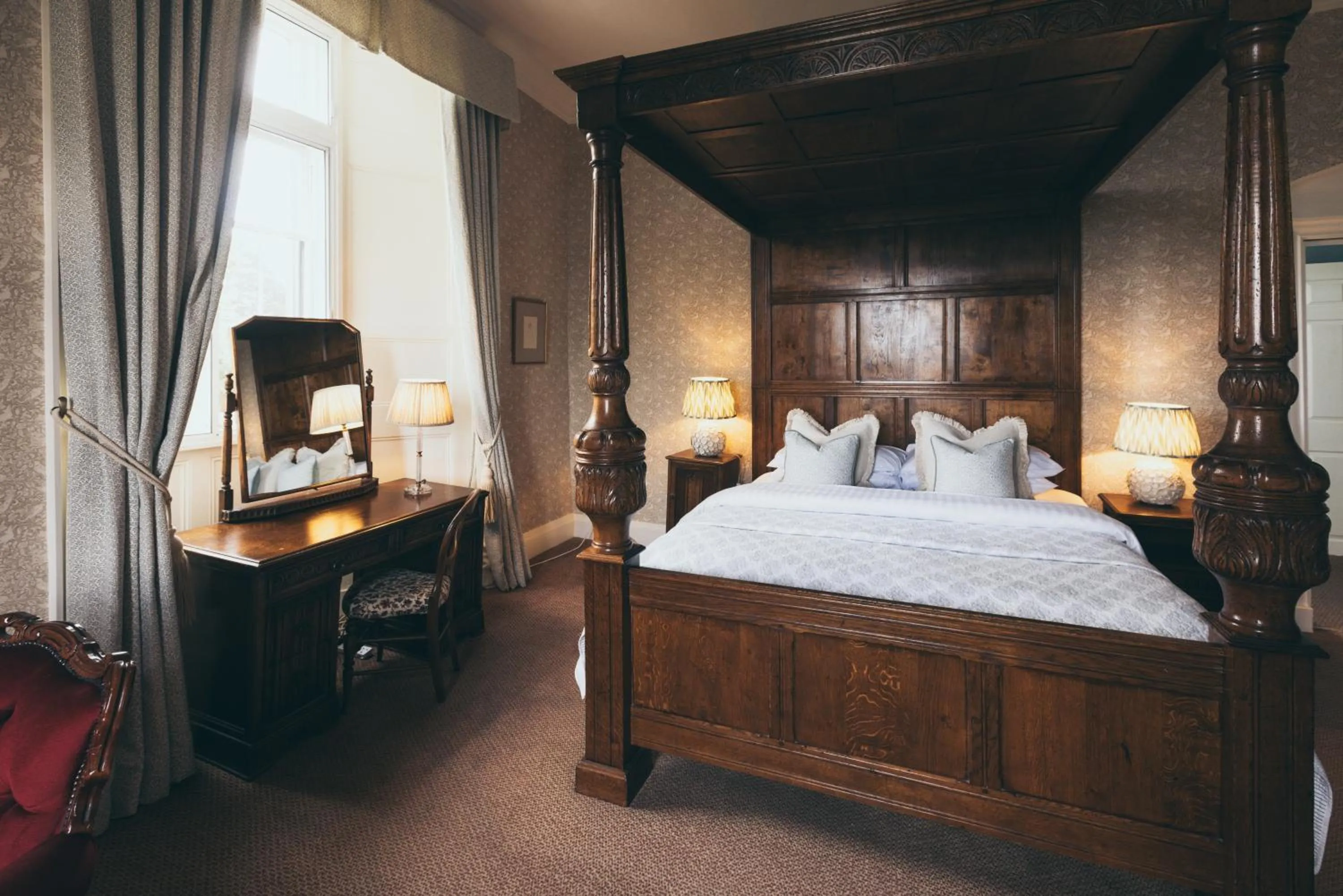 Bedroom, Bed in Rowton Castle