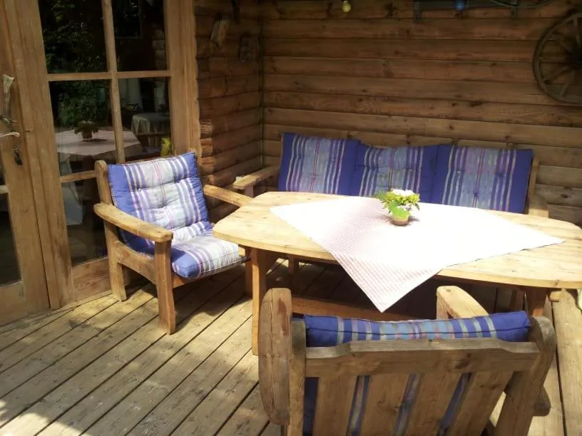 Garden in Gästezimmer Am Hüstert