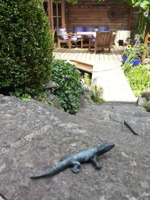 Garden in Gästezimmer Am Hüstert