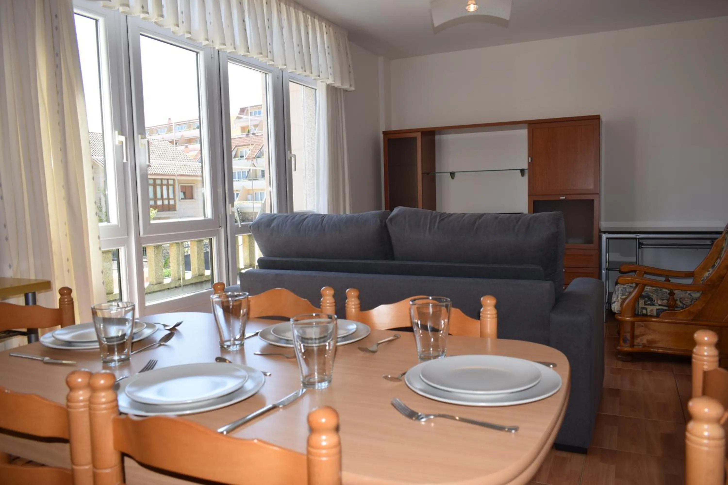 Kitchen or kitchenette in Apartamentos VIDA Corcubión