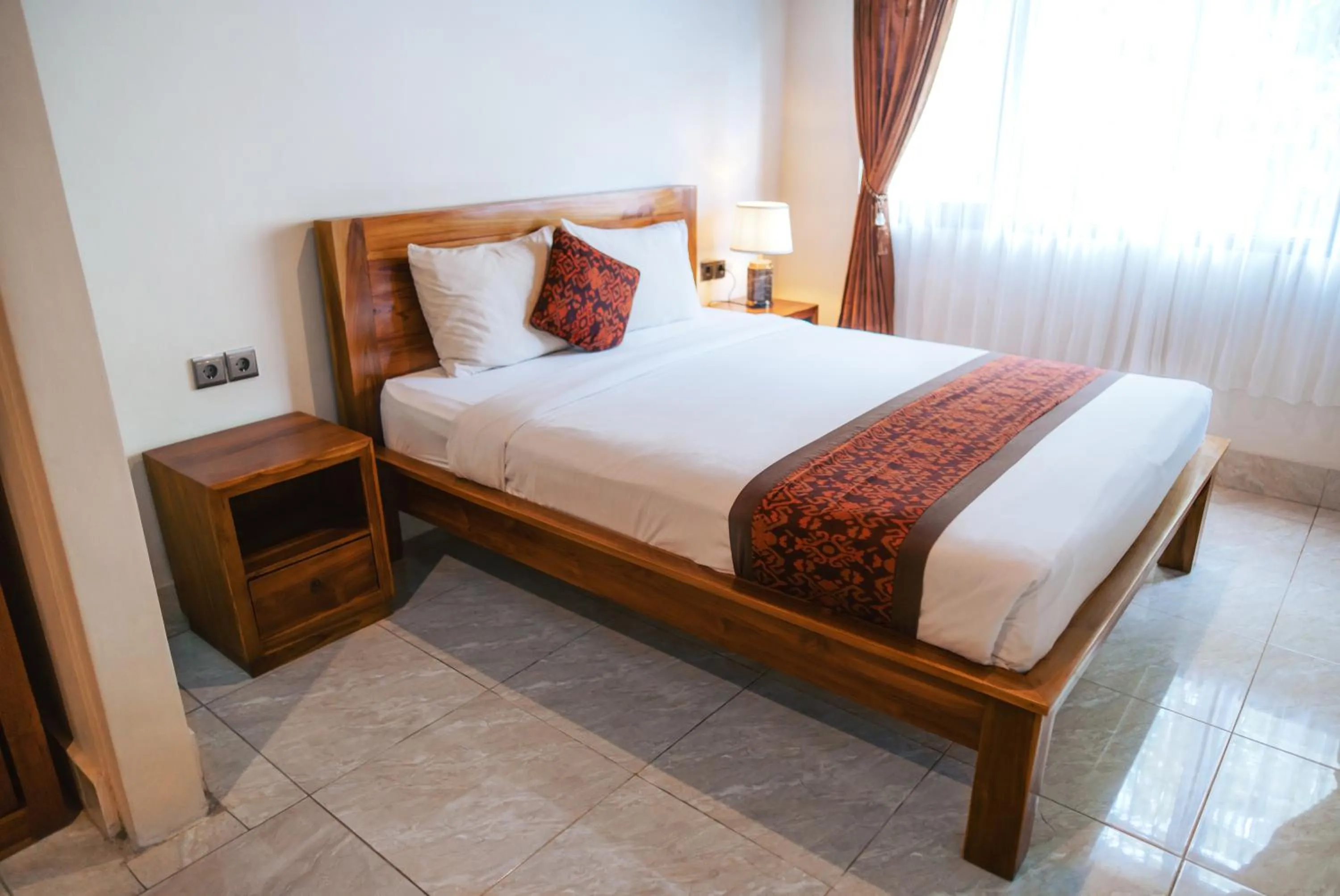 Bed in Balimas Guest House