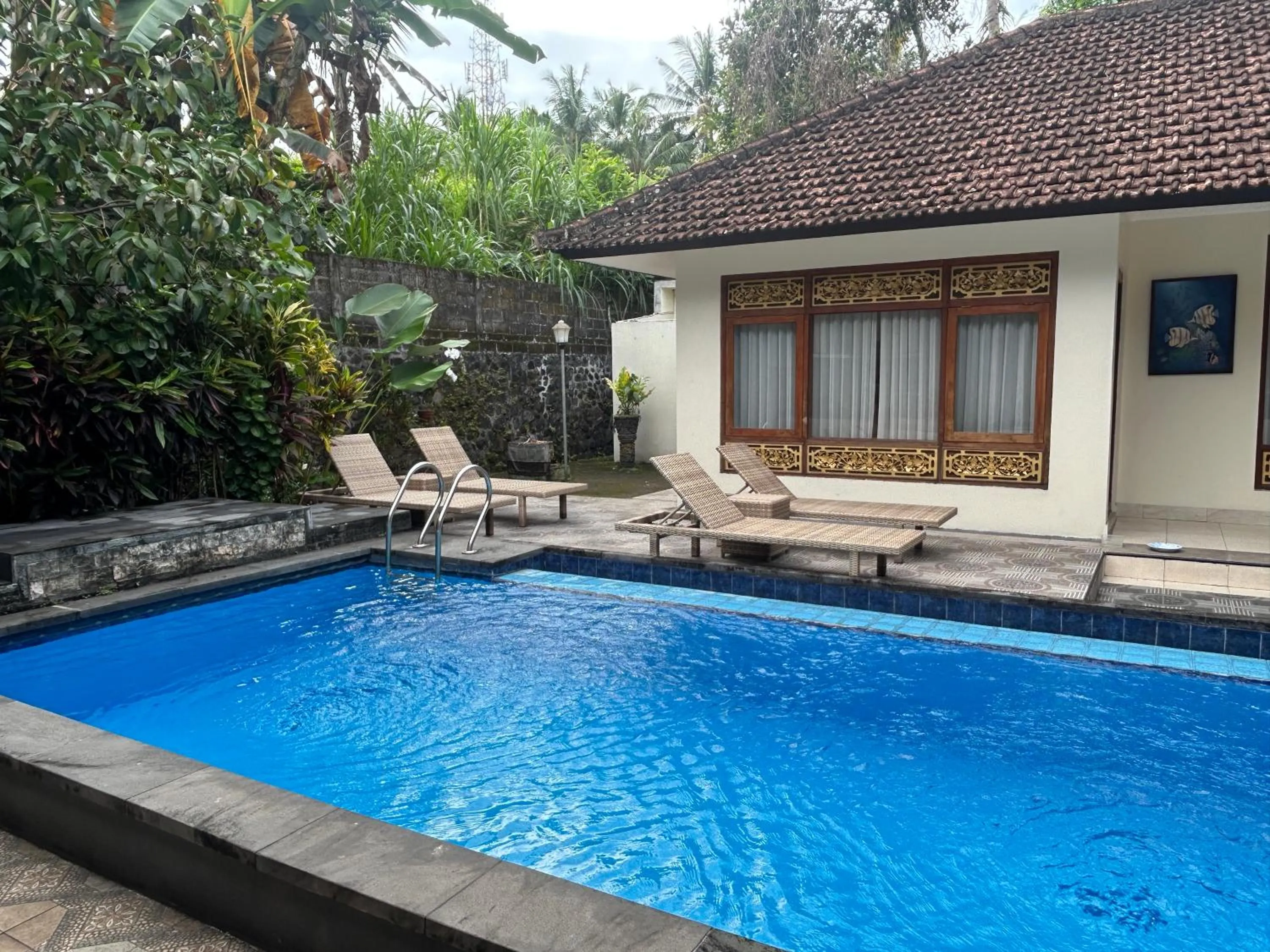 Swimming pool in Balimas Guest House