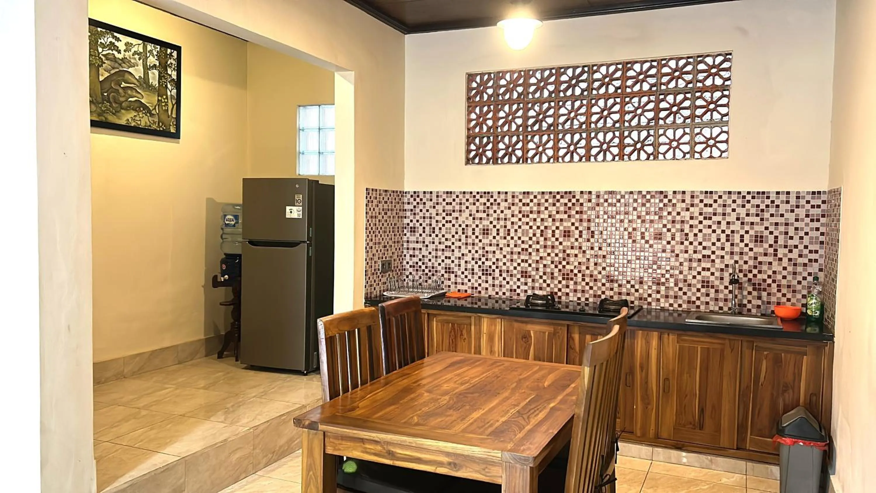 kitchen in Balimas Guest House