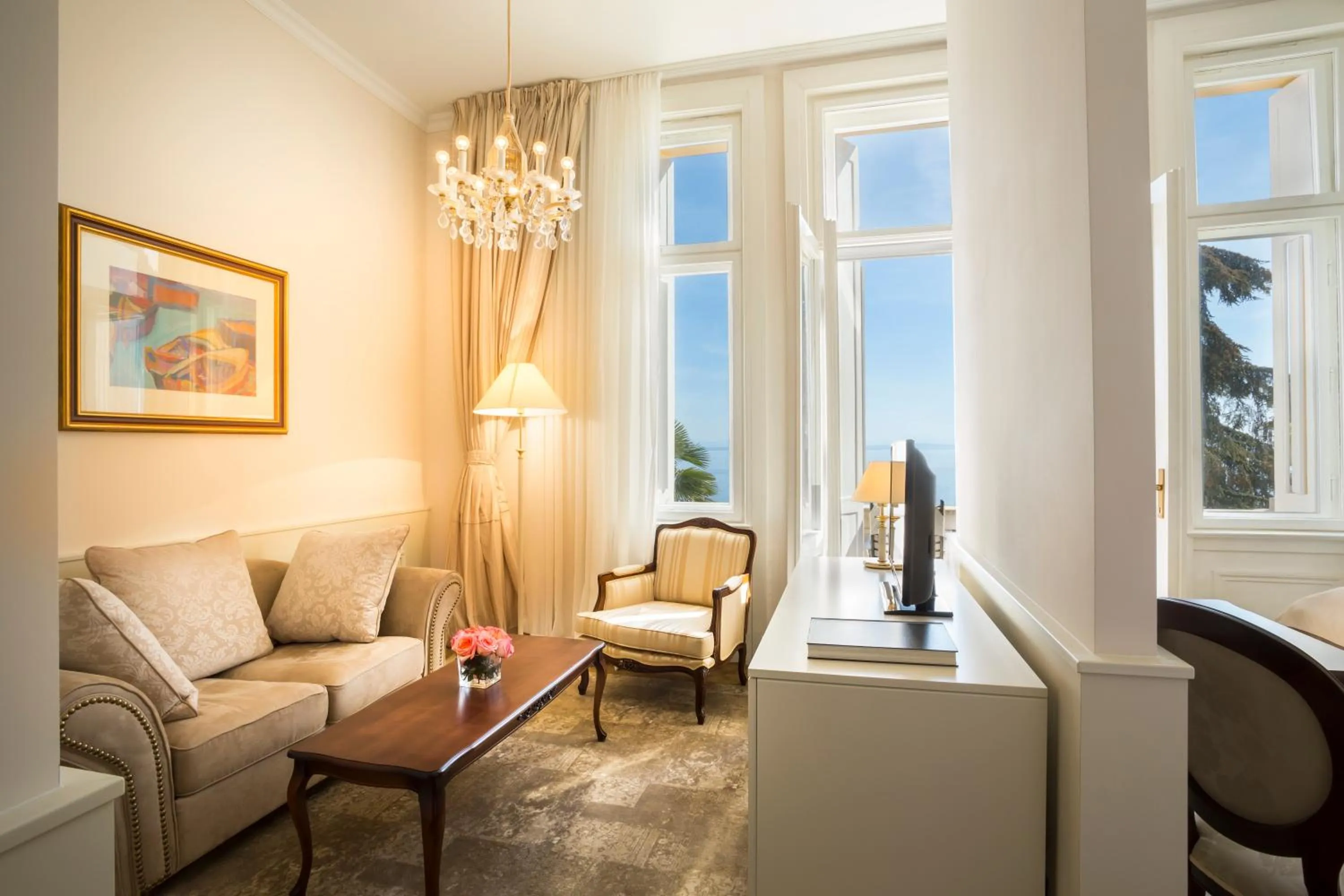 Seating area in Villa Amalia - by Liburnia Hotels & Villas