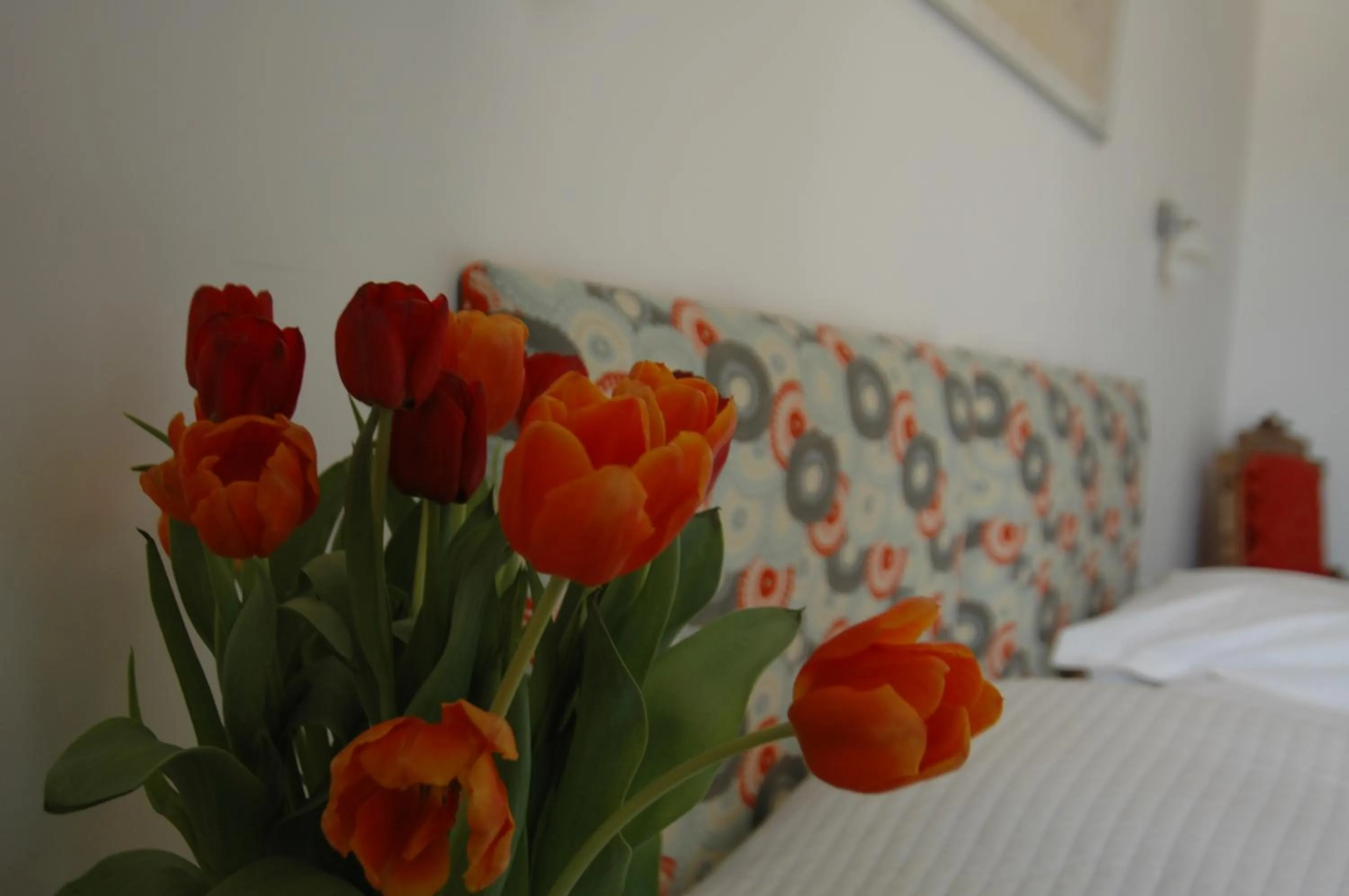 Decorative detail, Bed in Le Clos de l'Abbaye