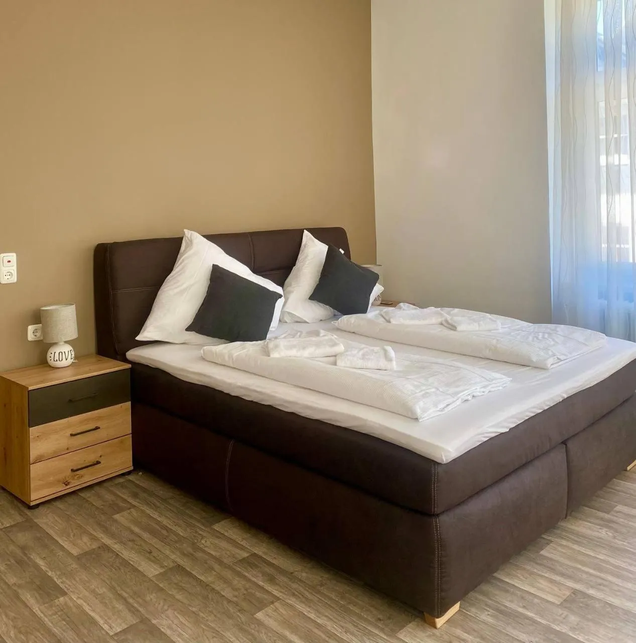 Bed in Hotel Krone Riesling