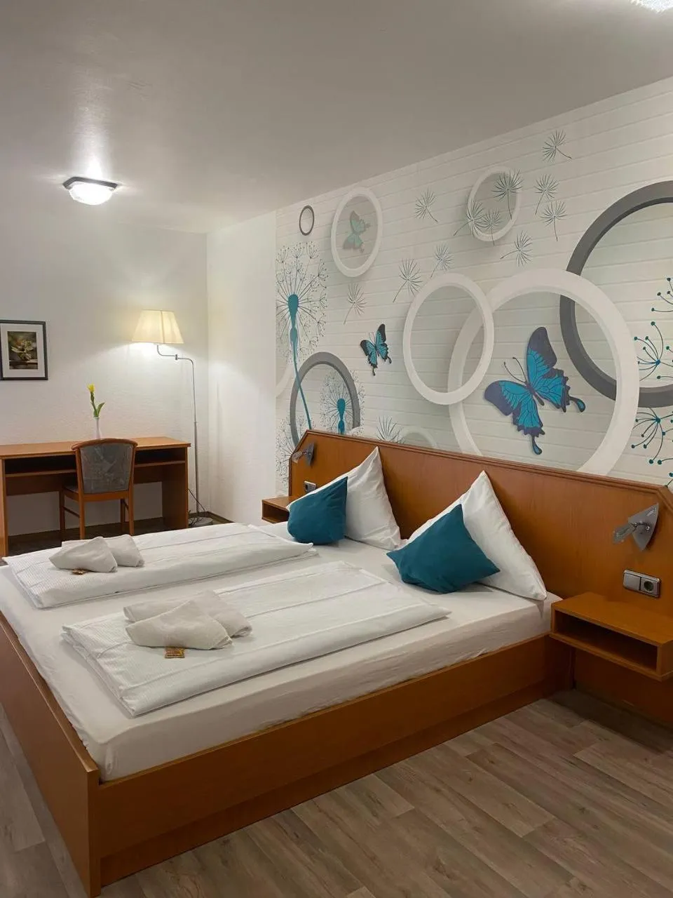 Bed in Hotel Krone Riesling