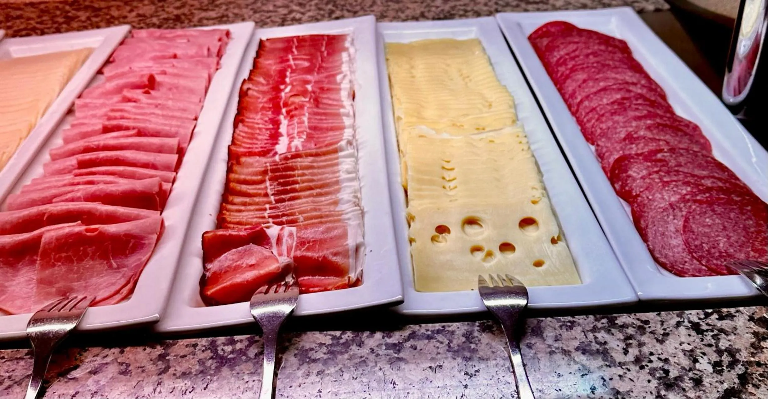 Buffet breakfast in Hotel Krone Riesling