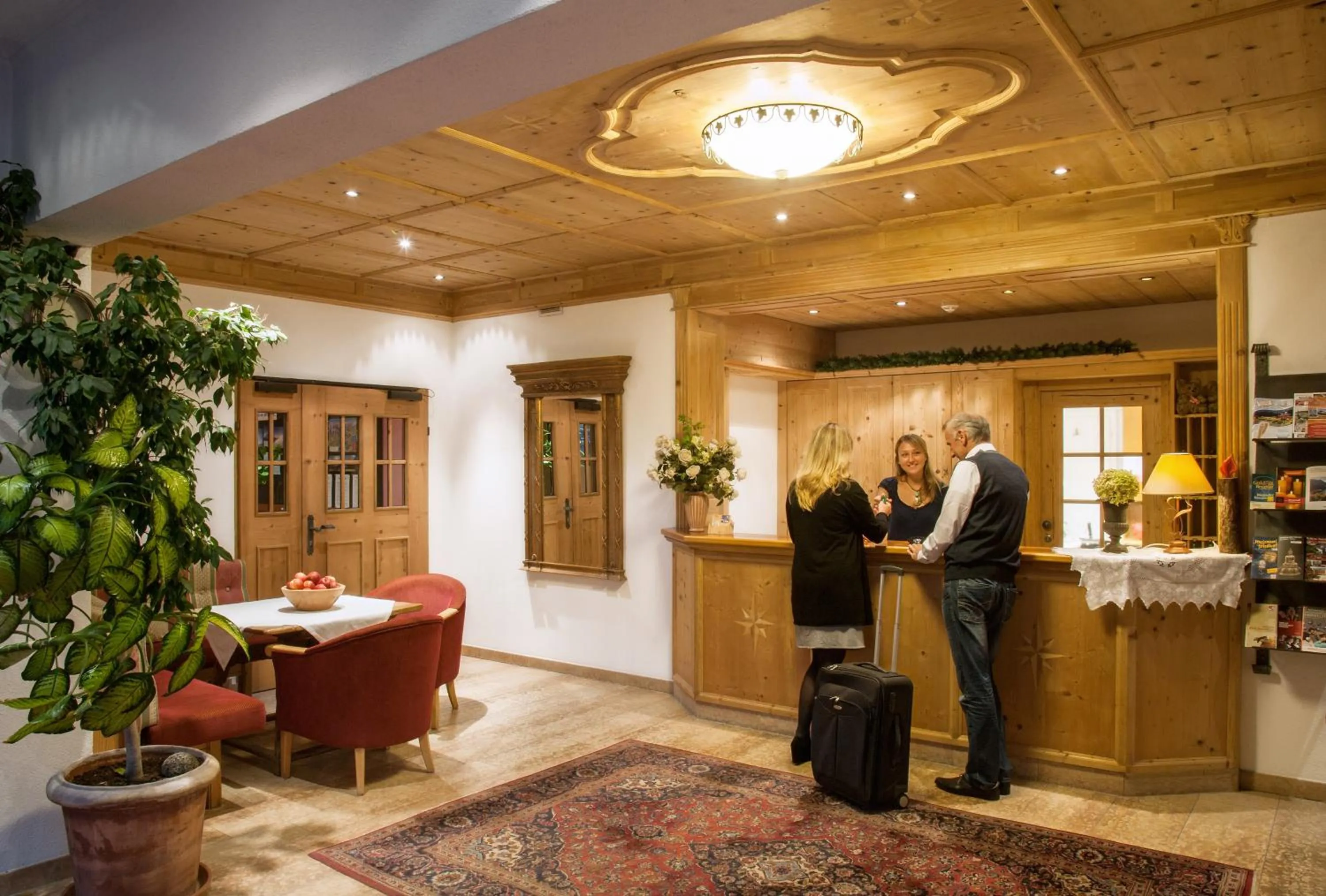 Lobby or reception in Hotel Tipotsch