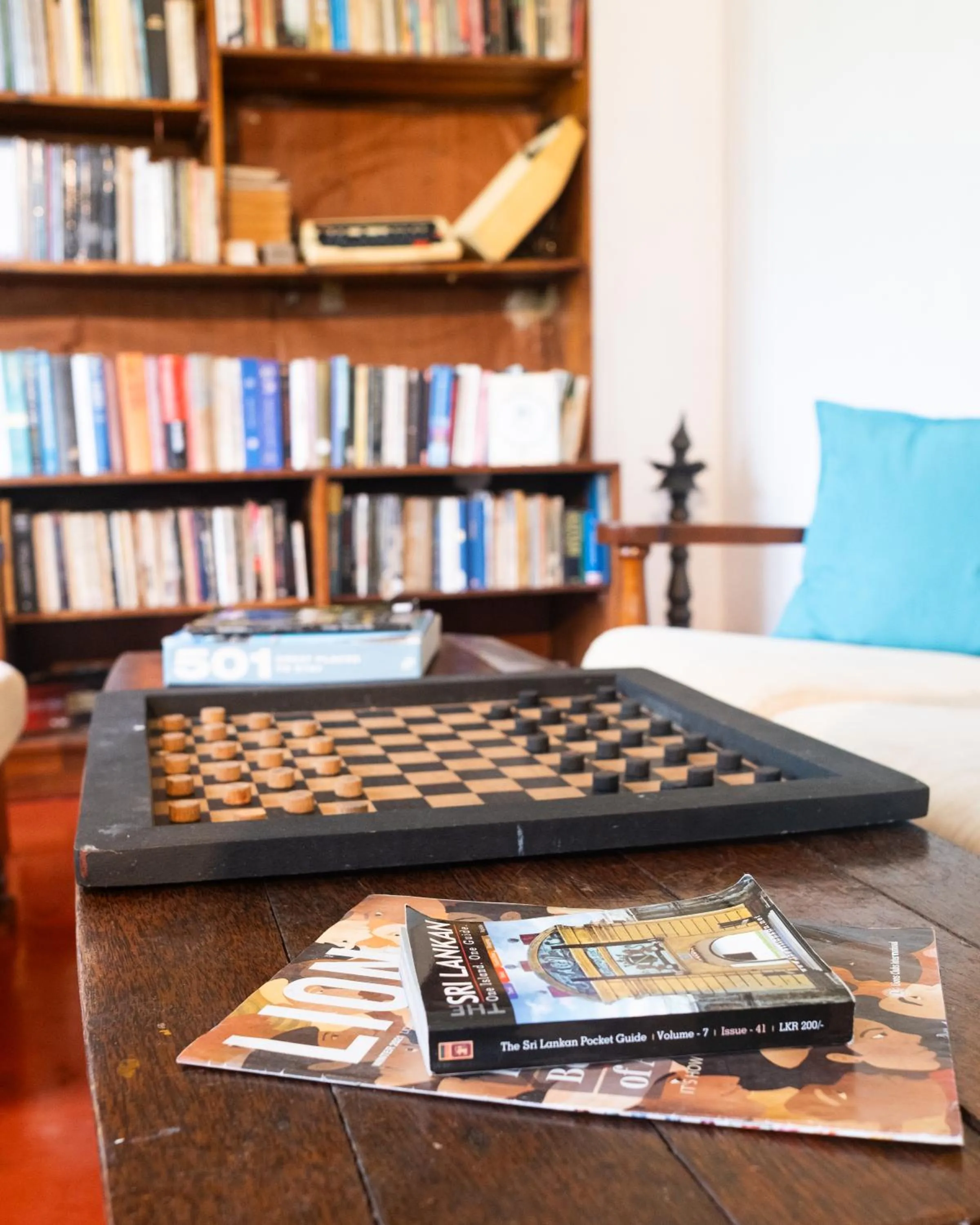 Library in Fortuna Heritage Home