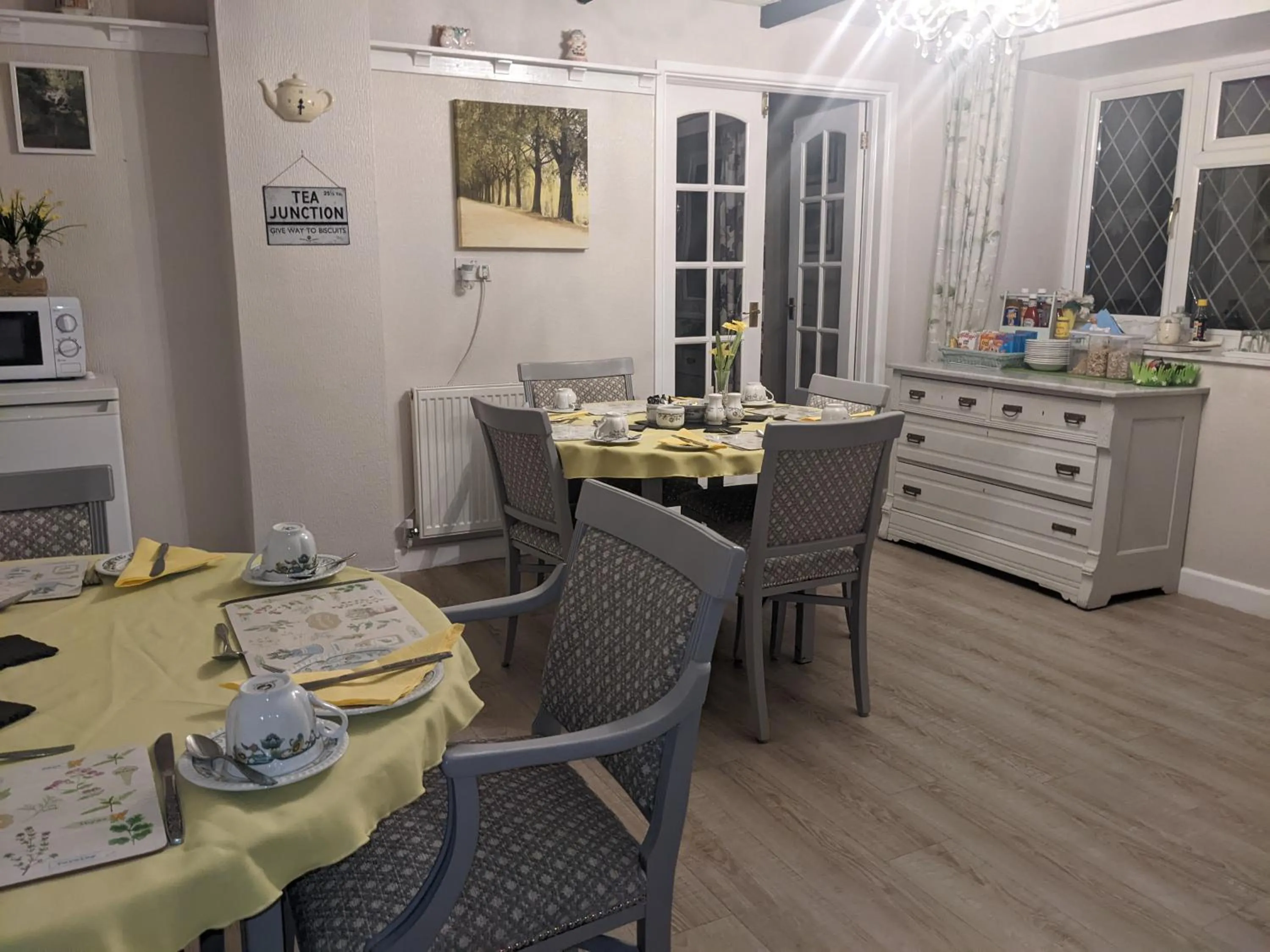 Dining area in Cwmbach Guest House