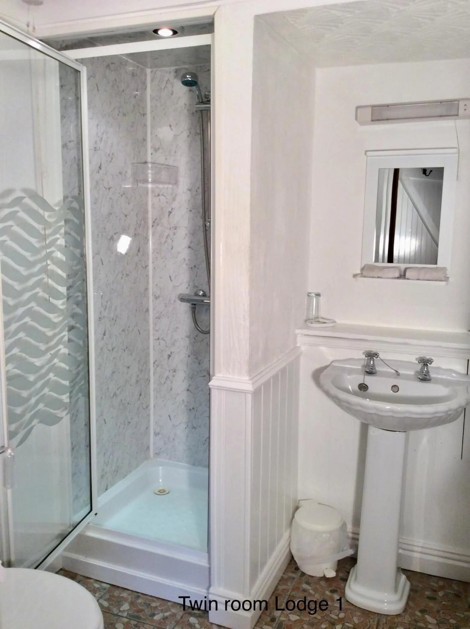 Shower in Cwmbach Guest House