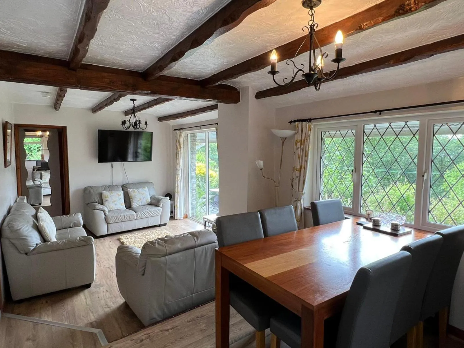 Living room in Cwmbach Guest House