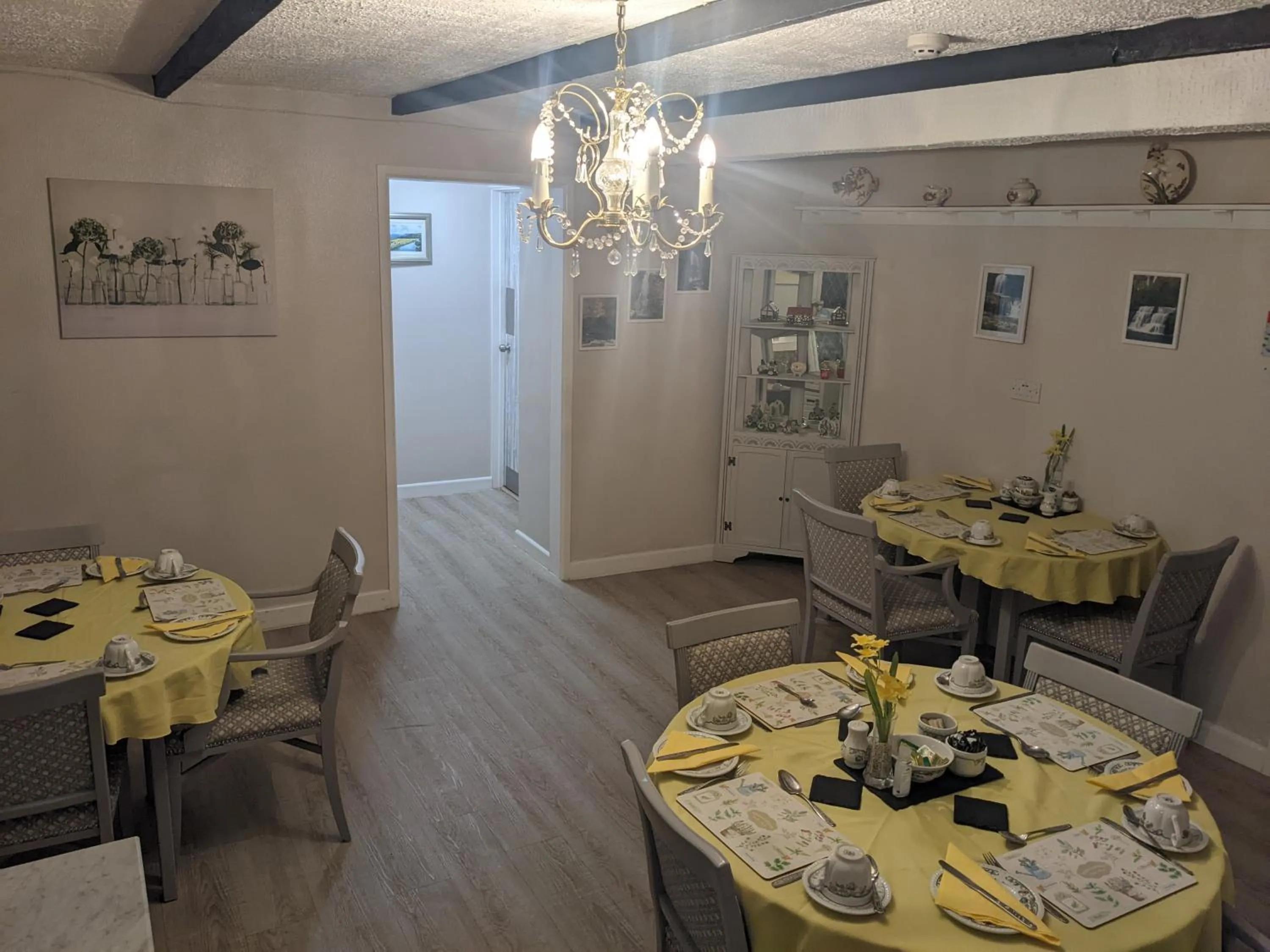 Dining area in Cwmbach Guest House