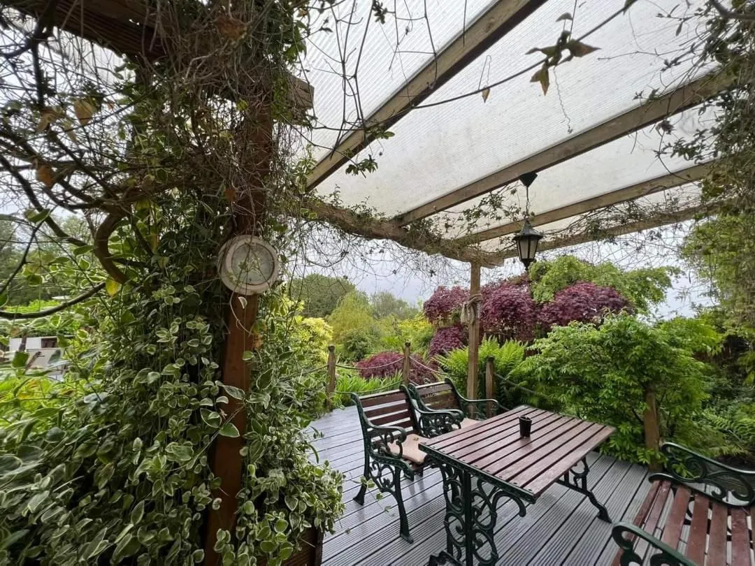 Patio in Cwmbach Guest House