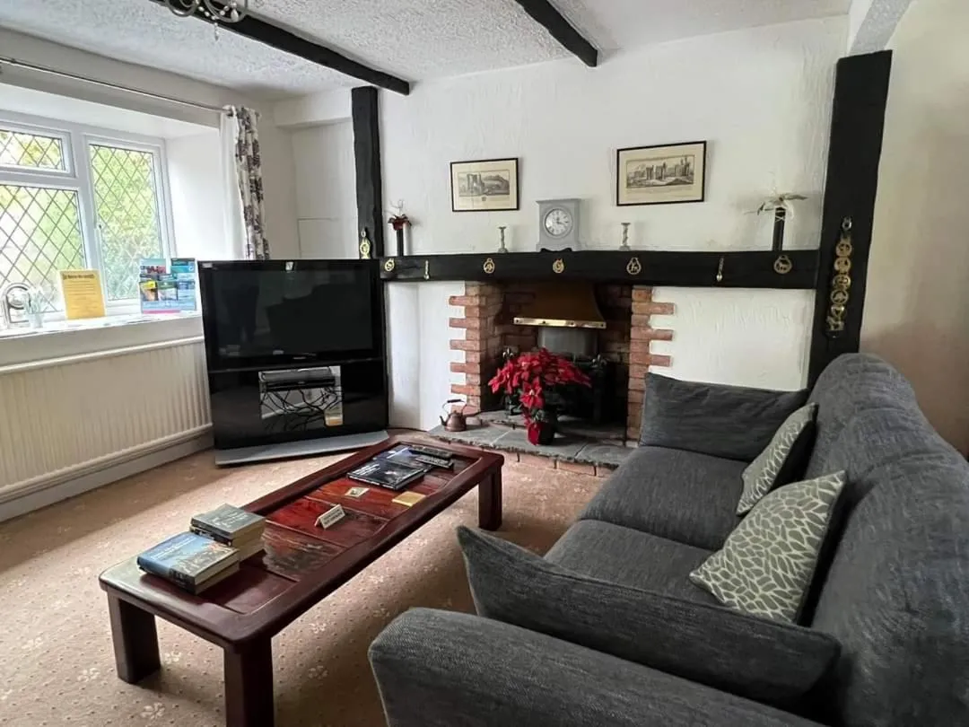 Living room in Cwmbach Guest House