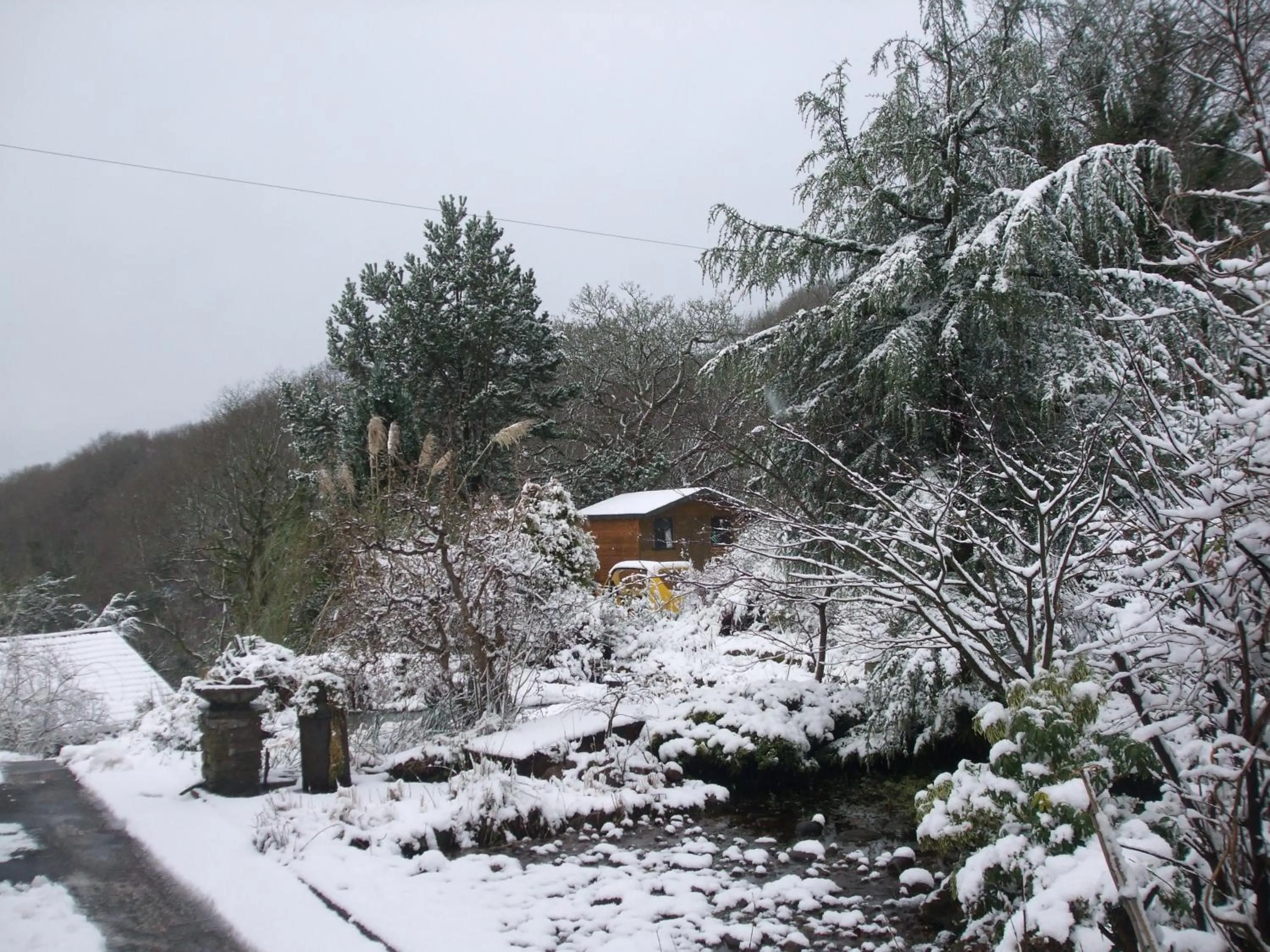 Winter in Cwmbach Guest House