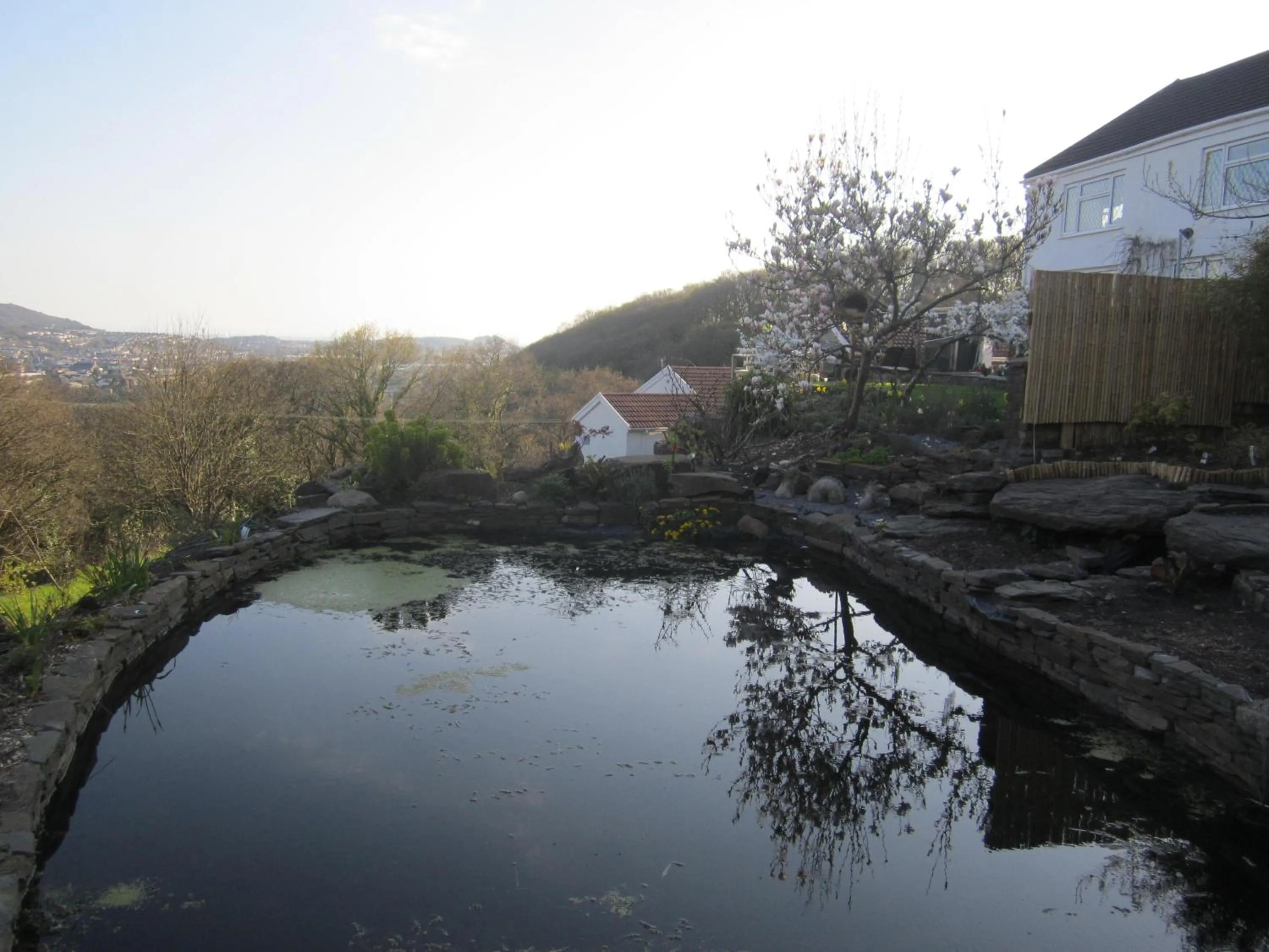 Lake view in Cwmbach Guest House