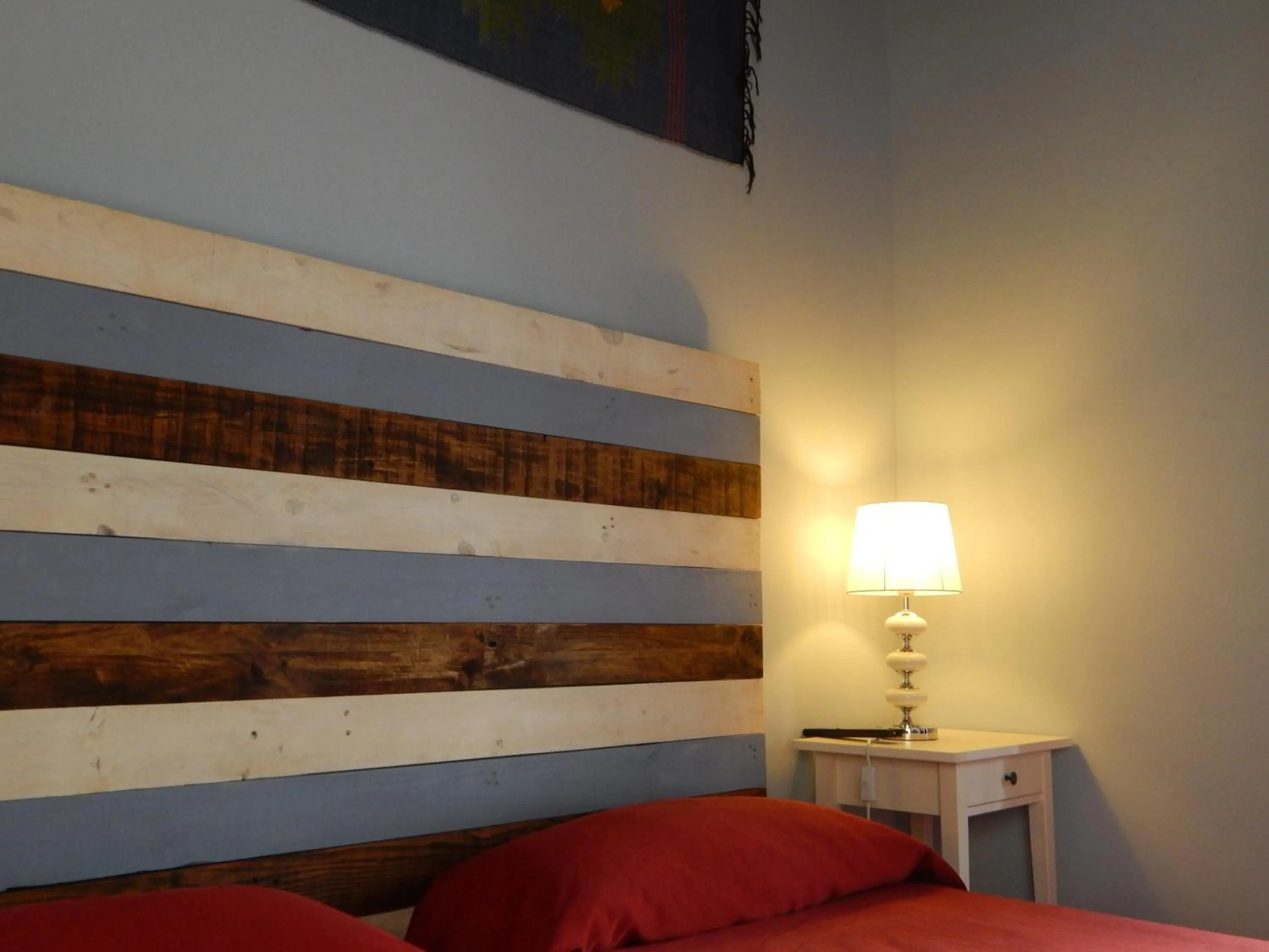 Decorative detail, Bed in Hospederia Marqués