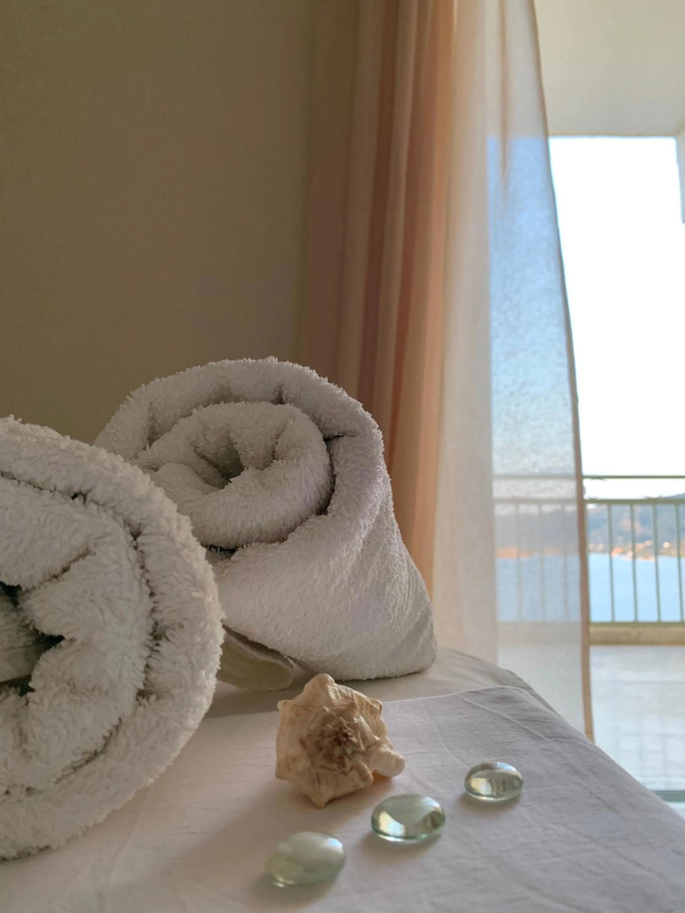 Bed in Fedra Apartments