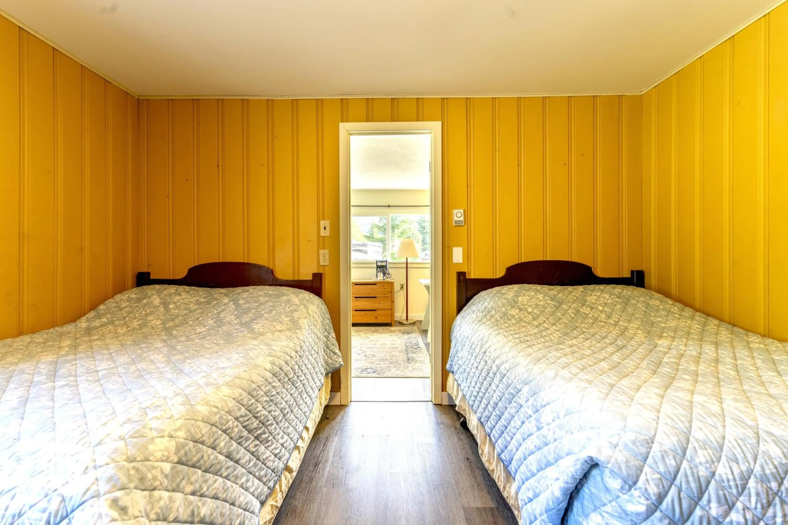 Bed in Richca Chalets Resort