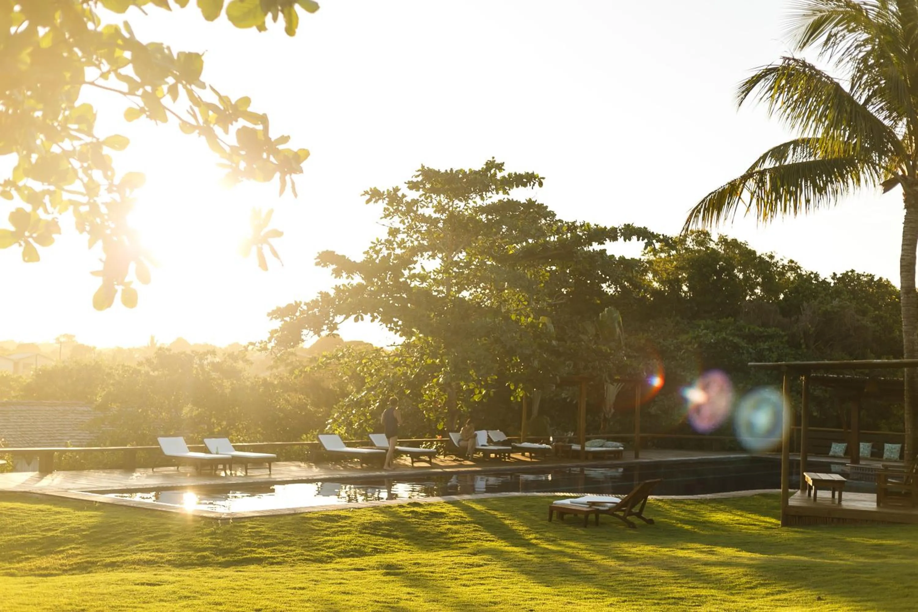 Swimming pool in Pousada Outeiro