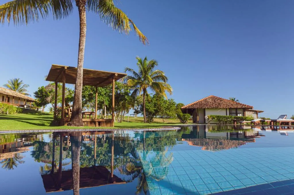 Swimming pool in Pousada Outeiro