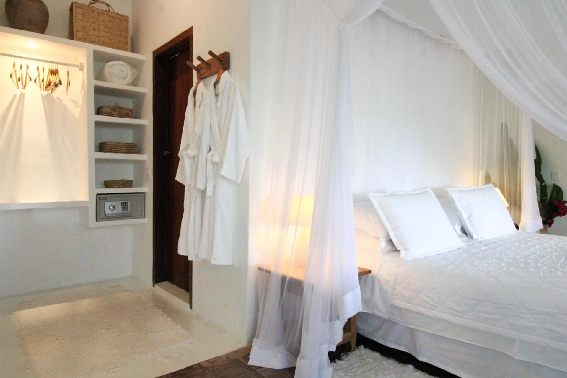 Bed in Pousada Outeiro