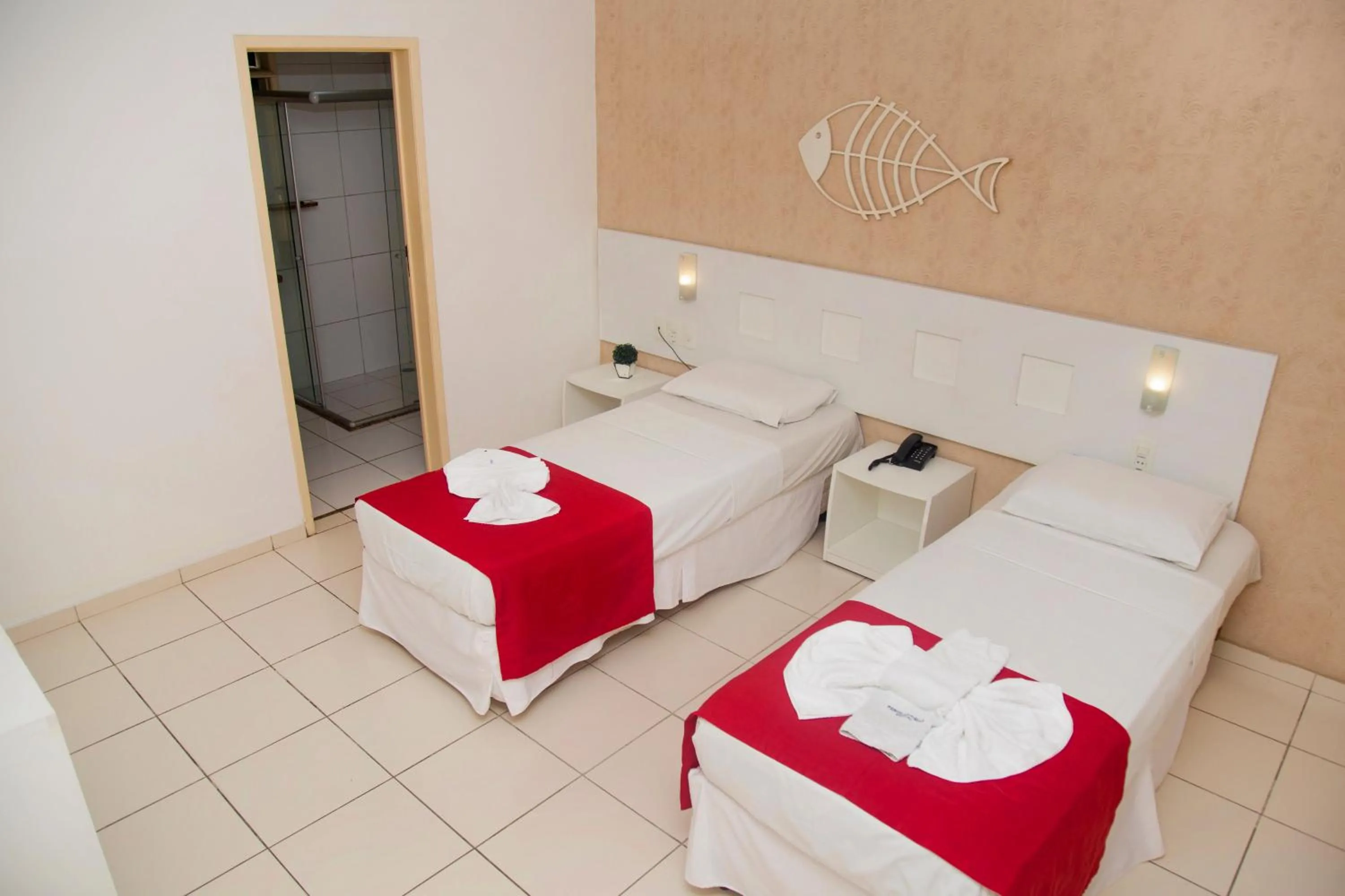 Bedroom, Bed in Pousada Pérola Dourada