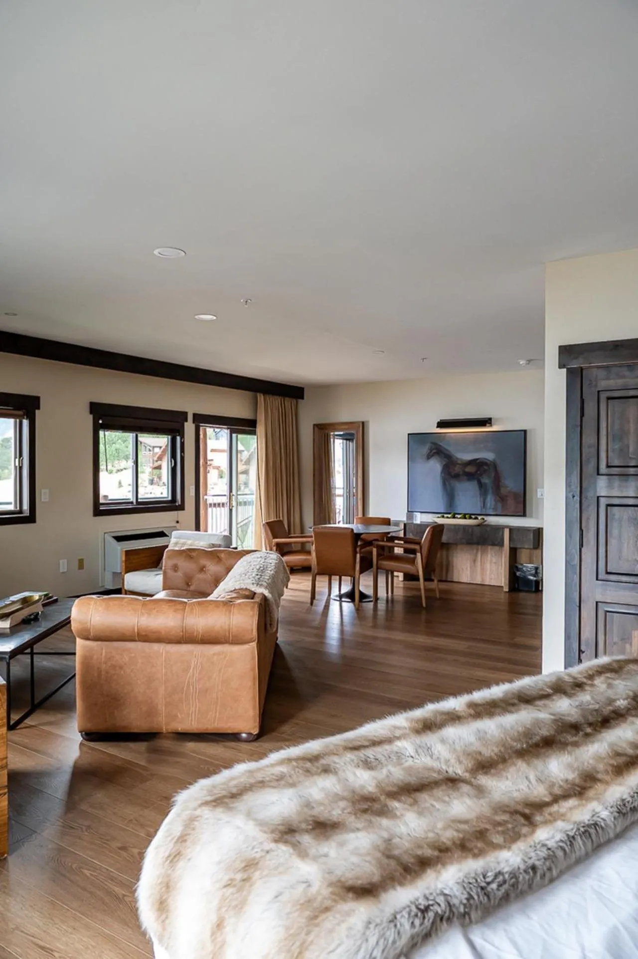 Decorative detail, Bed in The Estes Park Resort