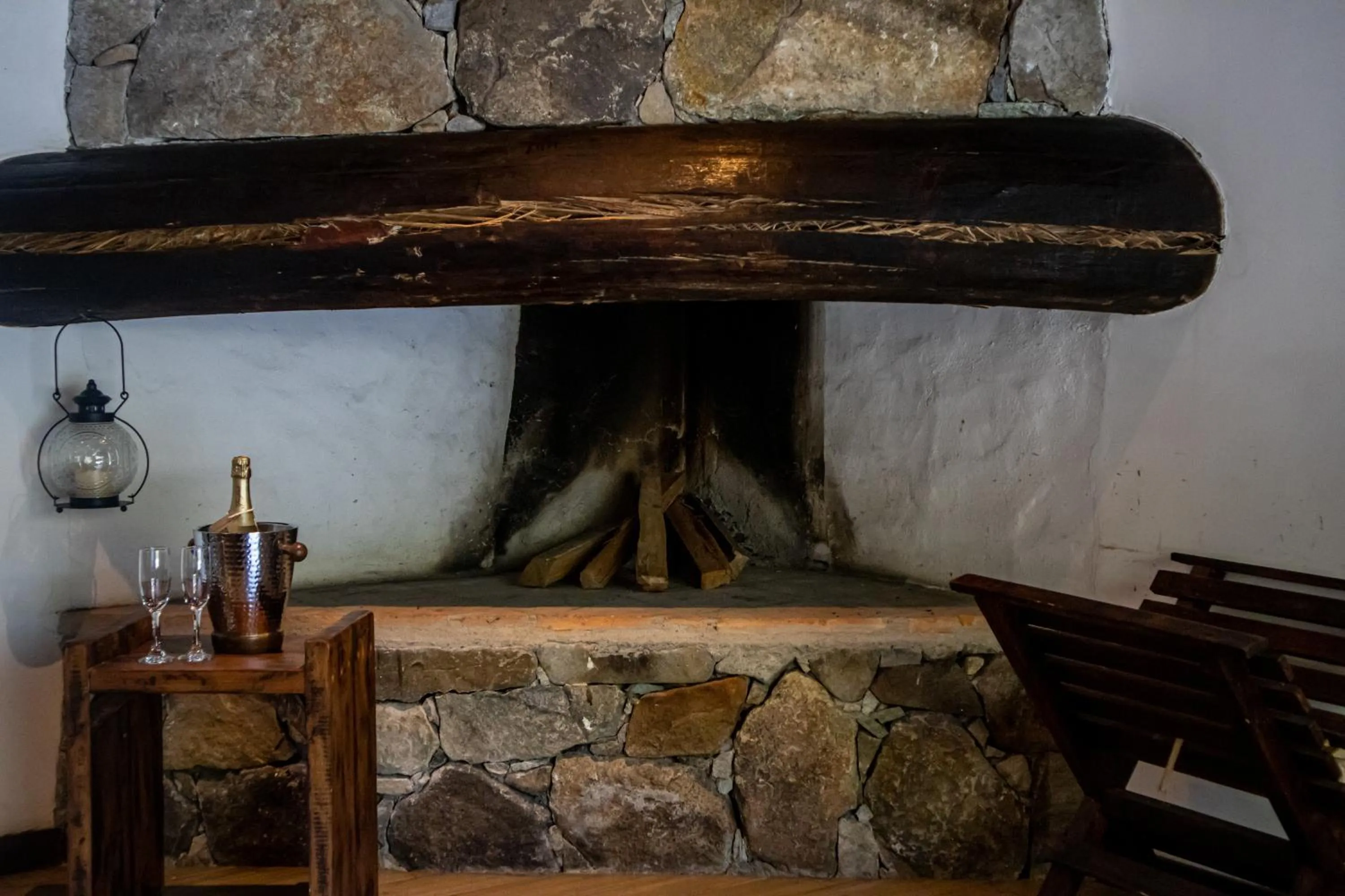 Living room in Hacienda Hostería Dos Chorreras
