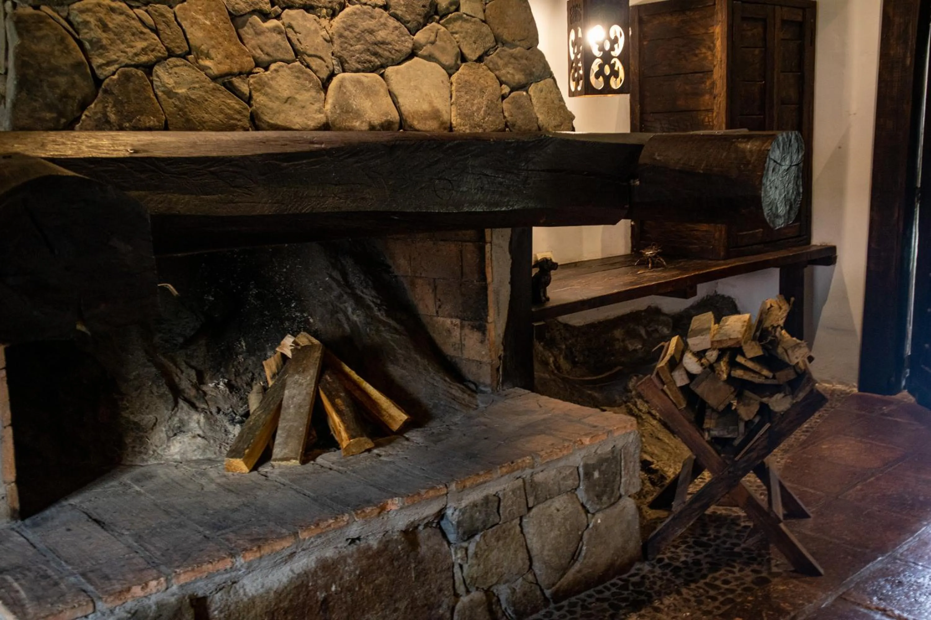 Living room in Hacienda Hostería Dos Chorreras